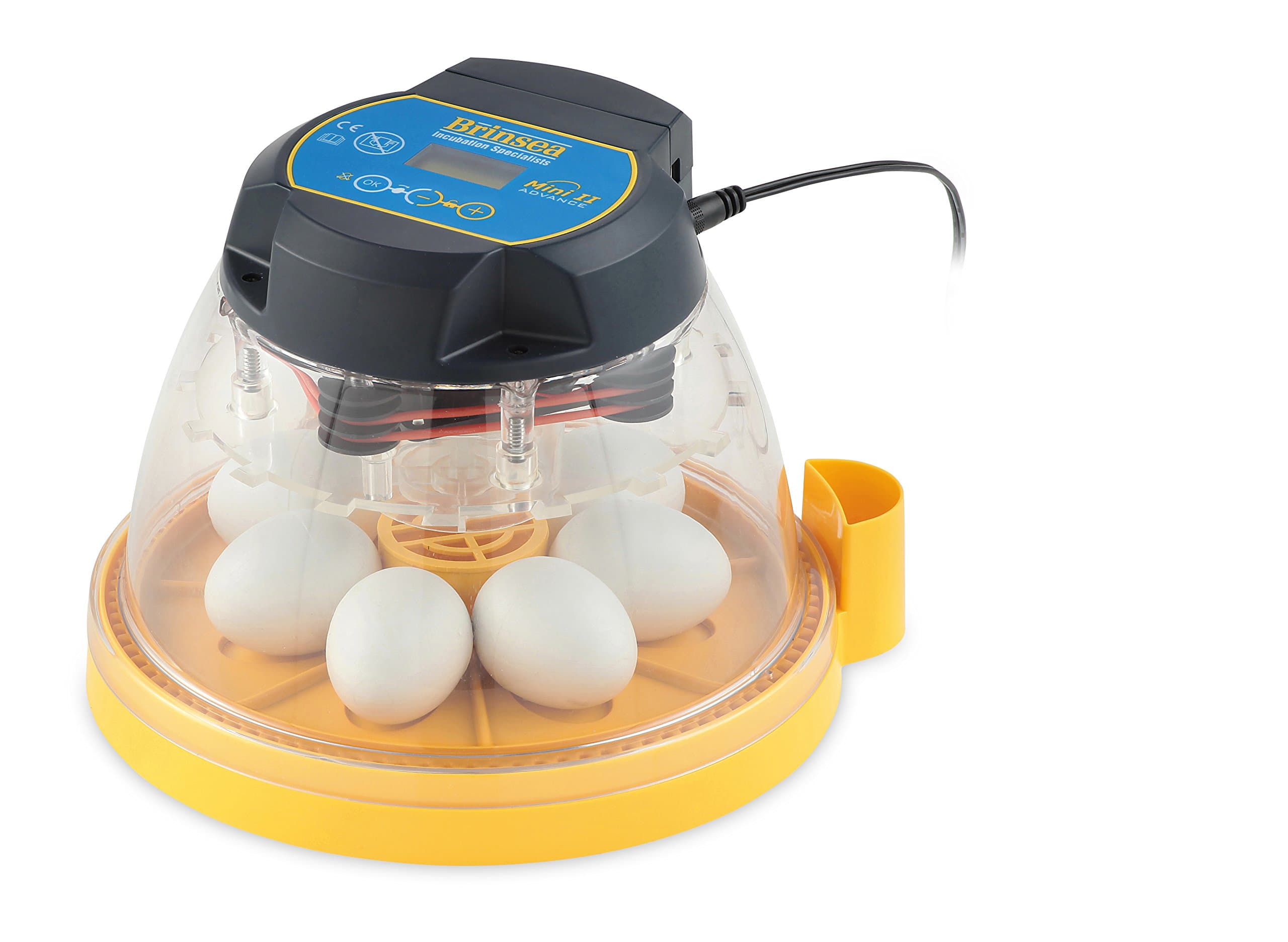 Mini II Advance Egg Incubator with Automatic Egg Turning and Temperature Control for Hatching 7 Chicken, Duck, or Other Eggs, Ideal Incubator for Hobbyists, Teachers, and Learners