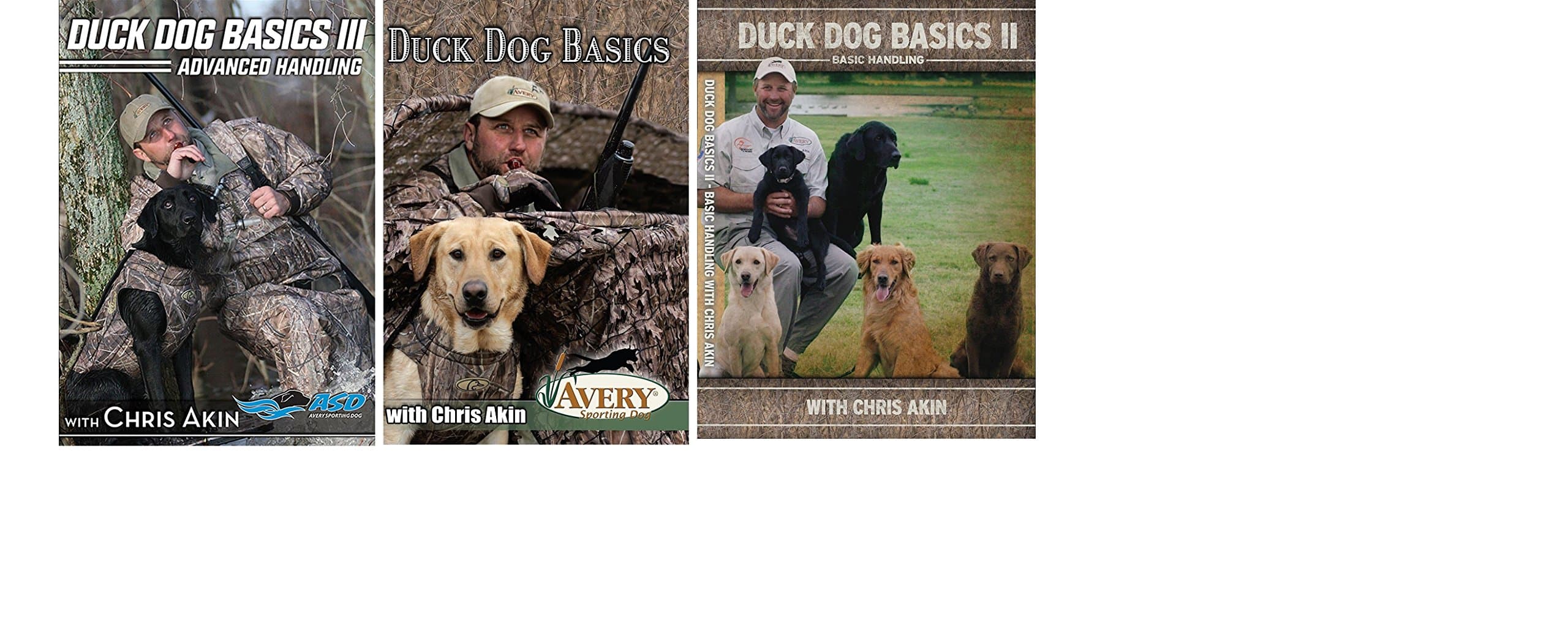 Avery Sporting Duck Dog Basics DVD, 2 DVD, 3 DVD