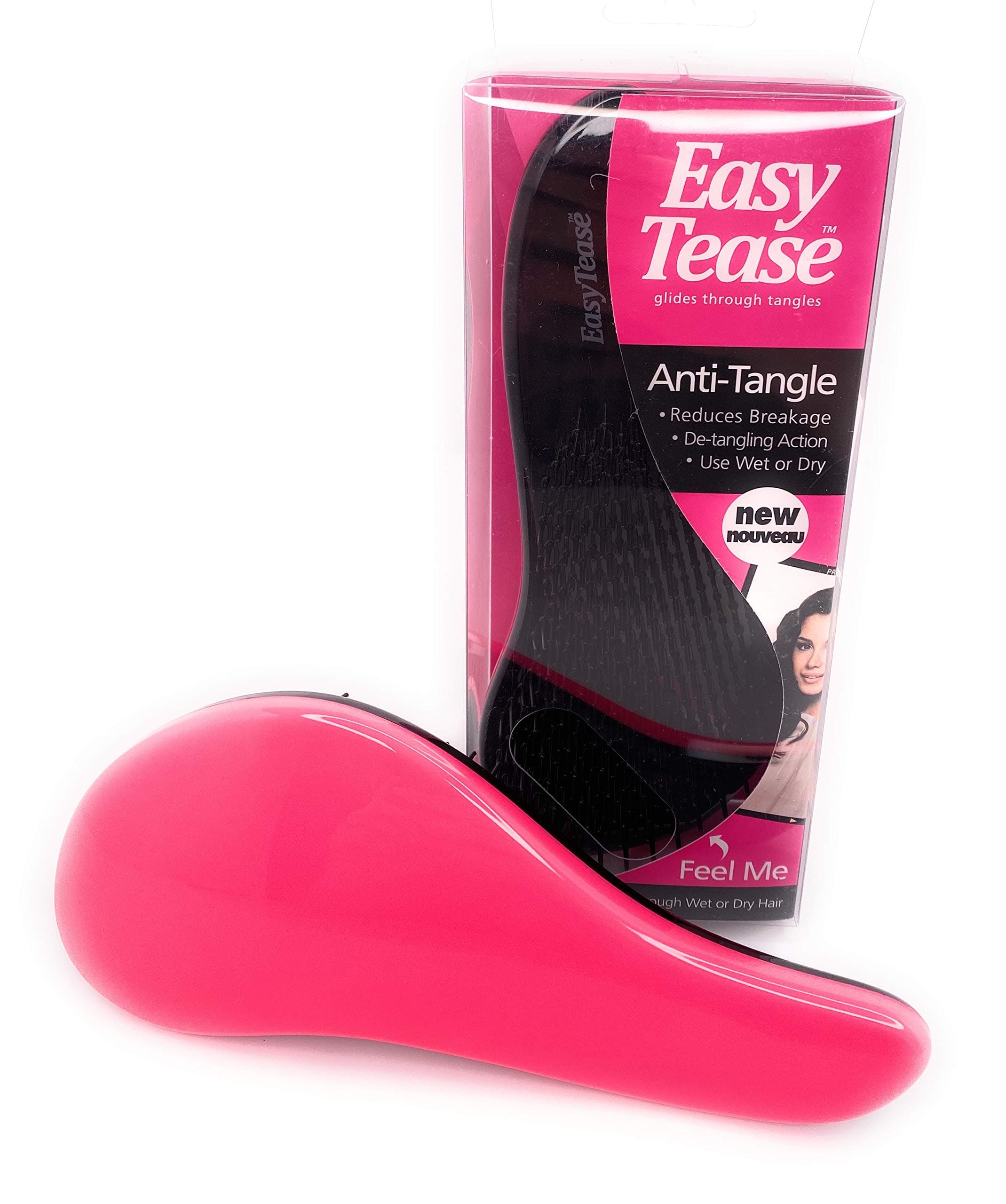 Easy Tease Anti Tangle Brush (Pink)