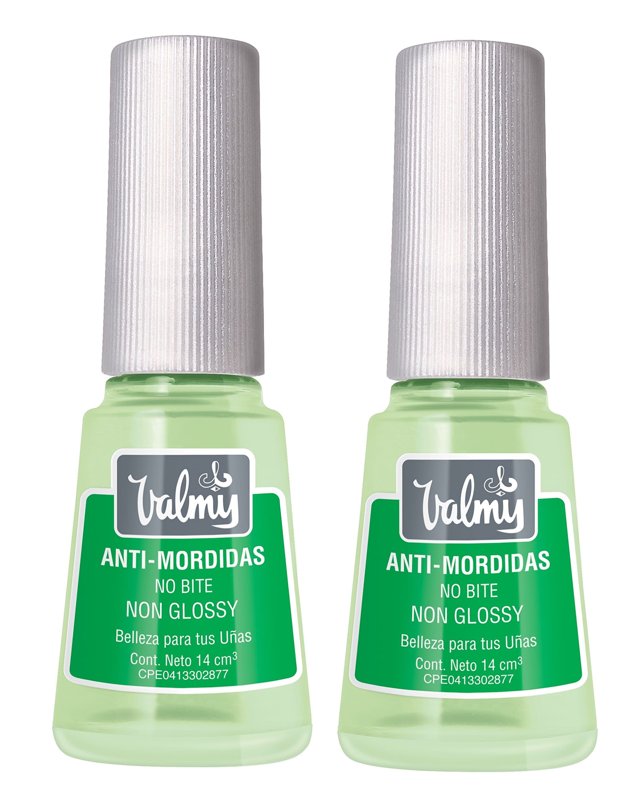 Valmy No Bite Nail Polish – Stop Biting Nails Cuticles and Thumb Sucking Treatment for Adults and Kids (2 Pack)