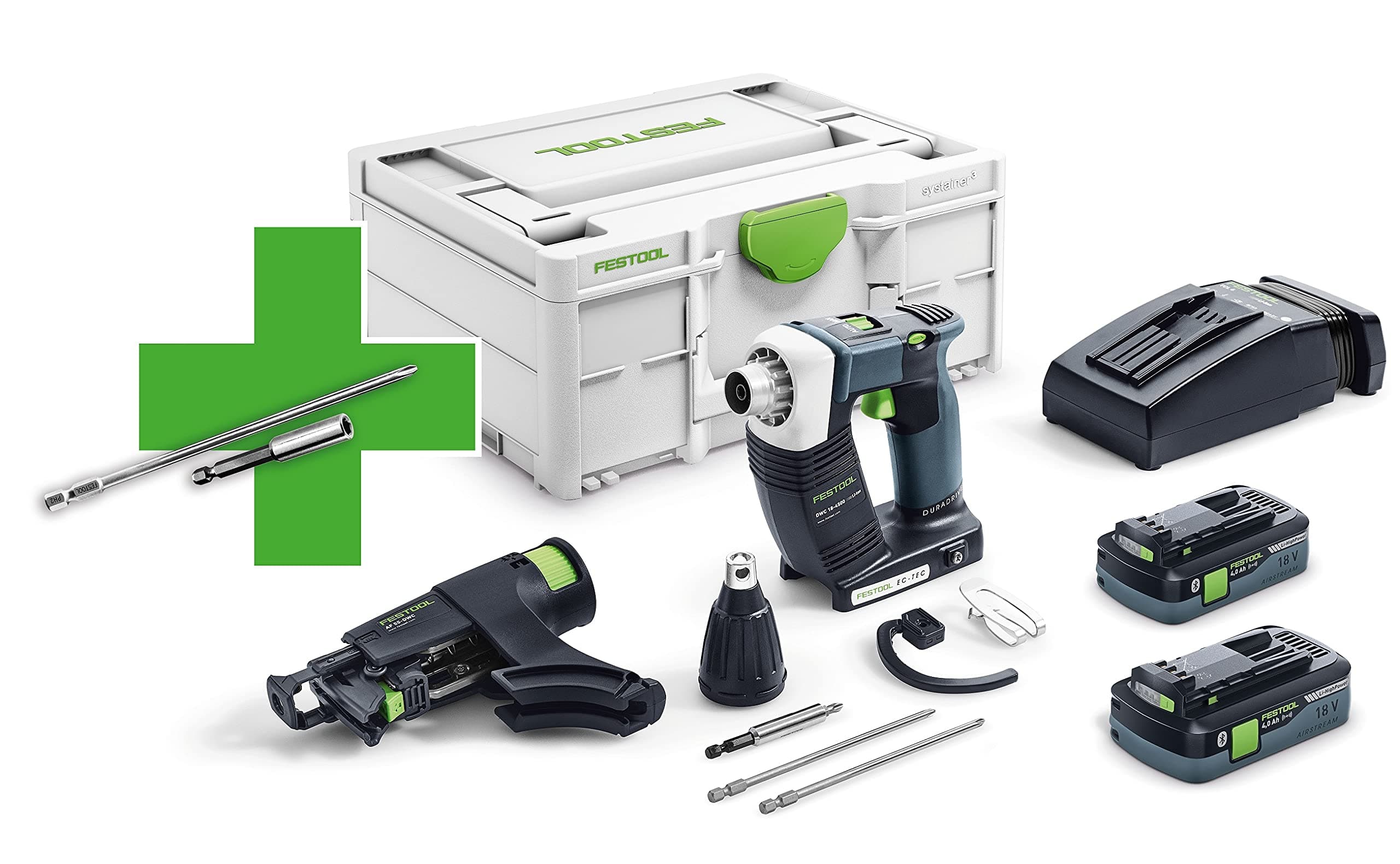 FestoolCordless Construction Screwdriver DWC 18-4500 4,0 I-Plus Promo 21 DURADRIVE