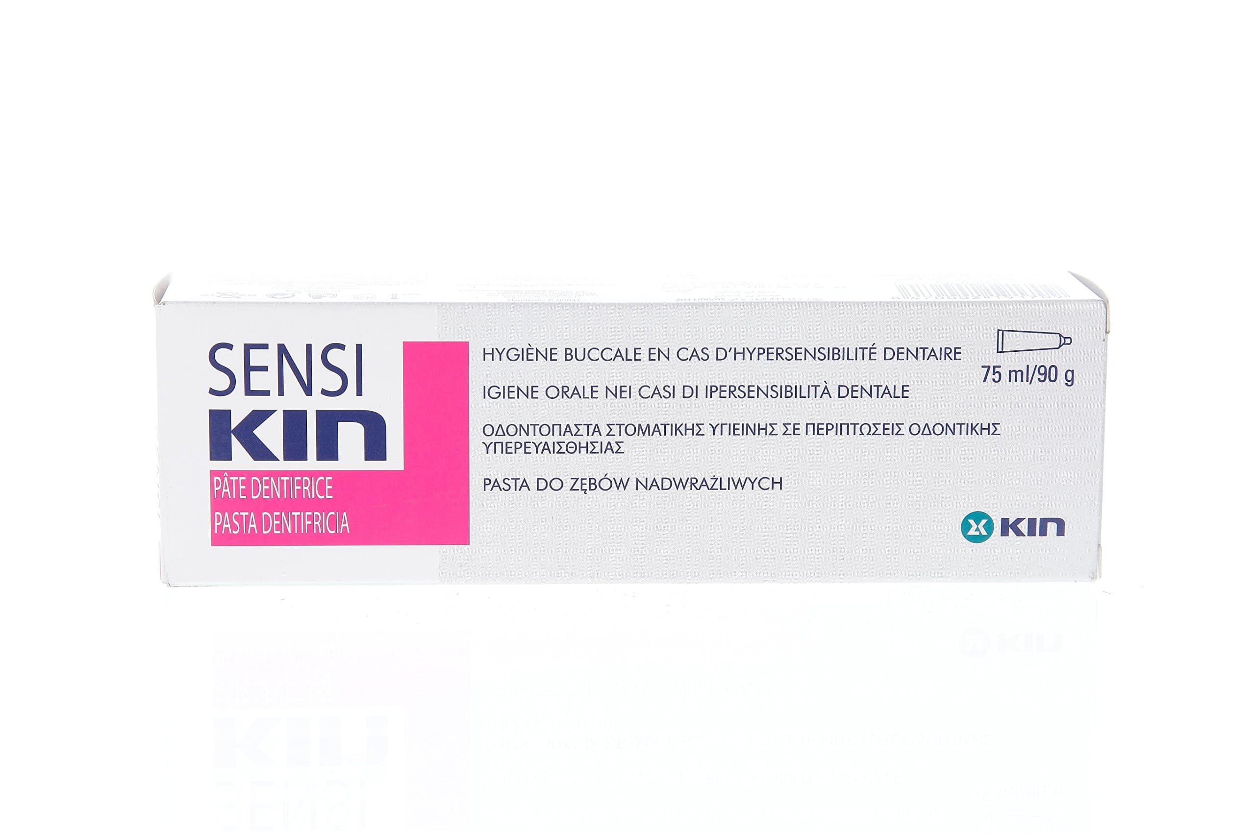 KIN Sensi Toothpaste 75ml ~ Sensitive Teeth Relief, Potassium Nitrate + Fluoride