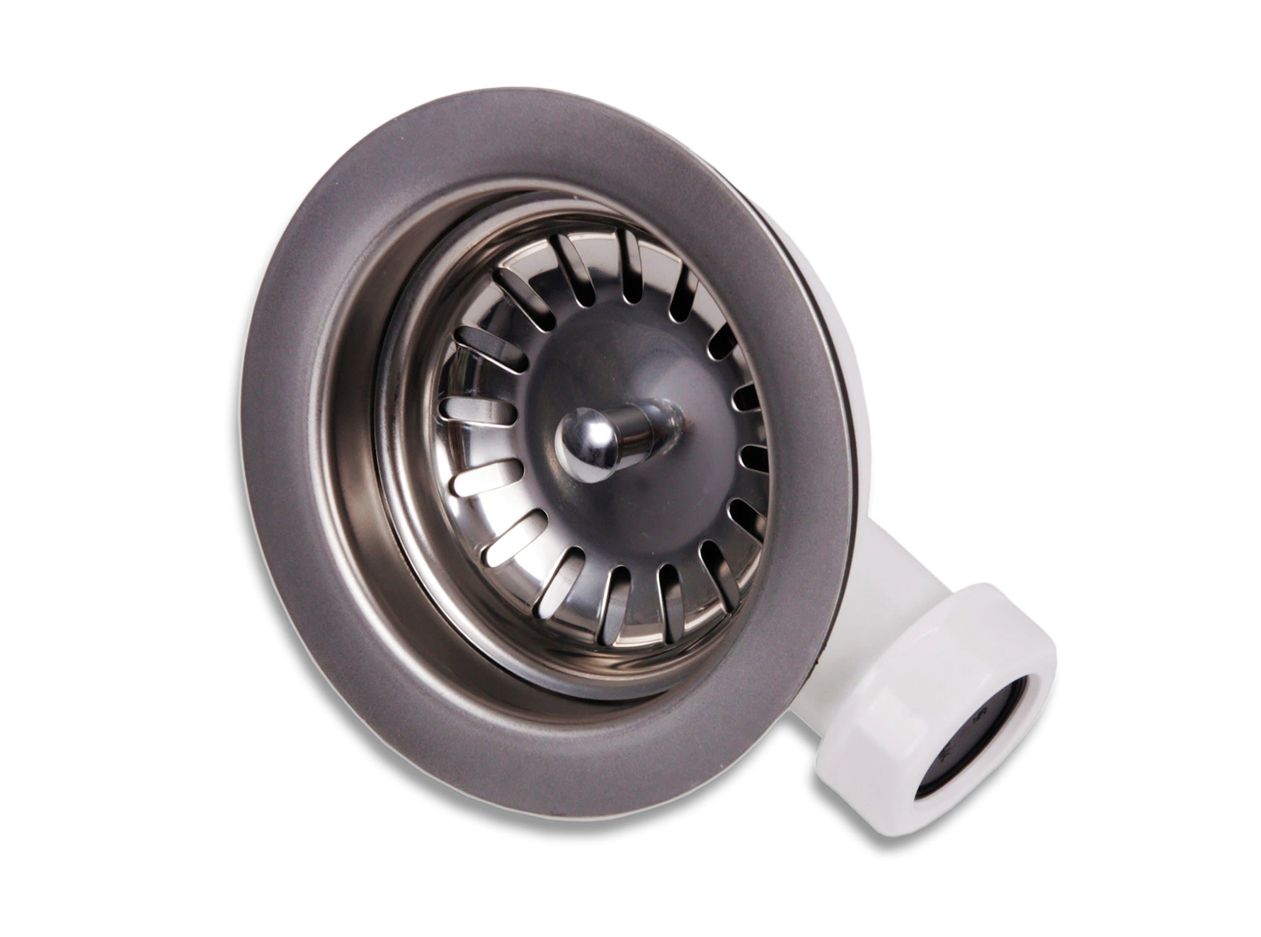 Standard Kitchen Sink Basket Strainer Waste 114mm Chrome