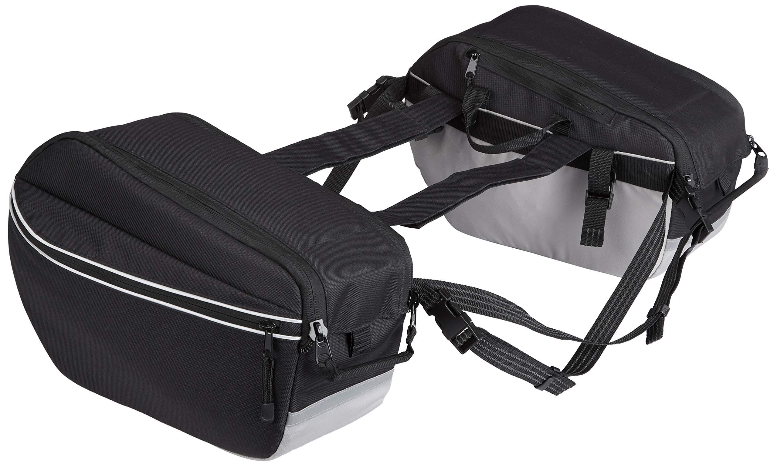 amazon basics Motorcycle Saddle Bags - 60 Percent Polyester And 40 Percent Cotton