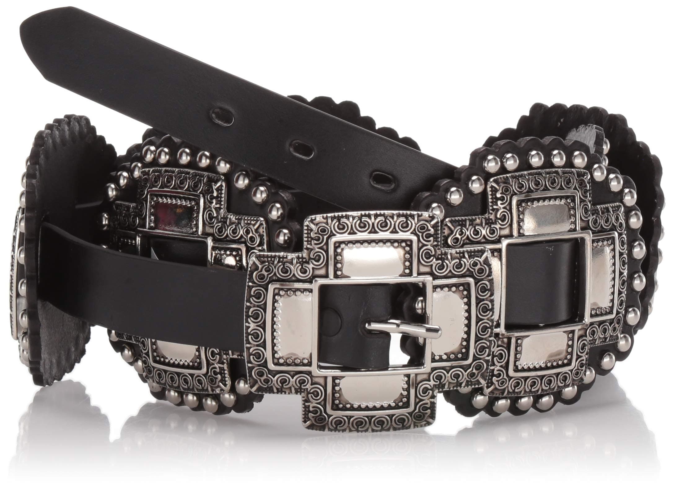 Women's LARGE CROSS CONCHO Accessory, black