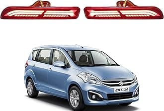 WolkomHome Rear Bumper Reflector Light DRL- Light Brake Light Type F For Maruti Suzuki Ertiga 2015-2016