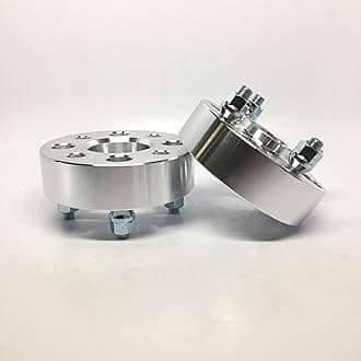 Customadeonly 2 Pieces 1.5" 38mm Wheel Spacers Bolt Pattern 4x108 to 4x108 Hub Centric with Hub Lip Center Bore 63.4mm Thread Pitch 12x1.5 Compatible for Contour Escort Focus Fusion Cougar with 4 Lug