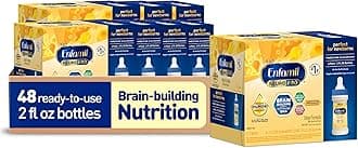 NeuroPro Ready-to-Use Baby Formula, Ready to Feed, Brain and Immune Support with DHA, Iron and Prebiotics, Non-GMO, 2 Fl Oz (Pack of 48)