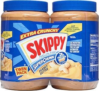 SkippyPeanut Butter, Super Chunky, 80 oz (2 ct)