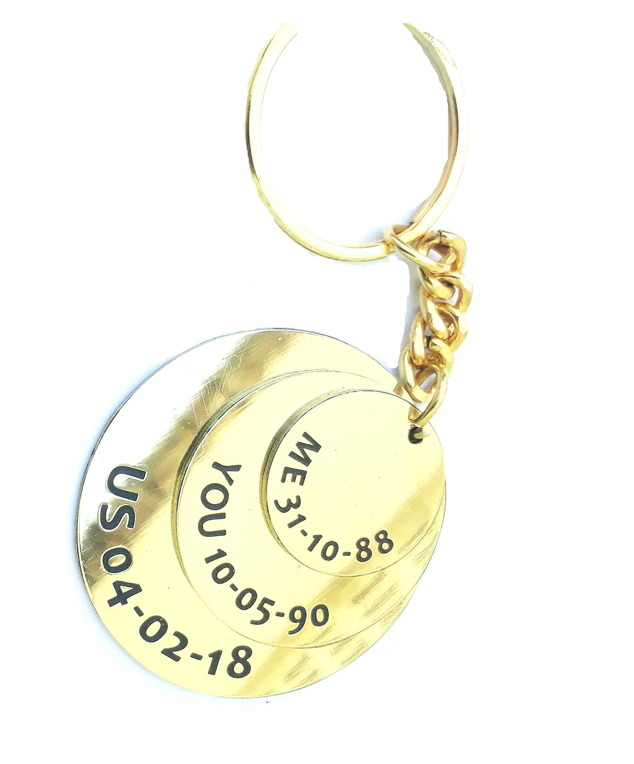 Smart GalleriaGolden Anniversary Gift Customized Date Key Case
