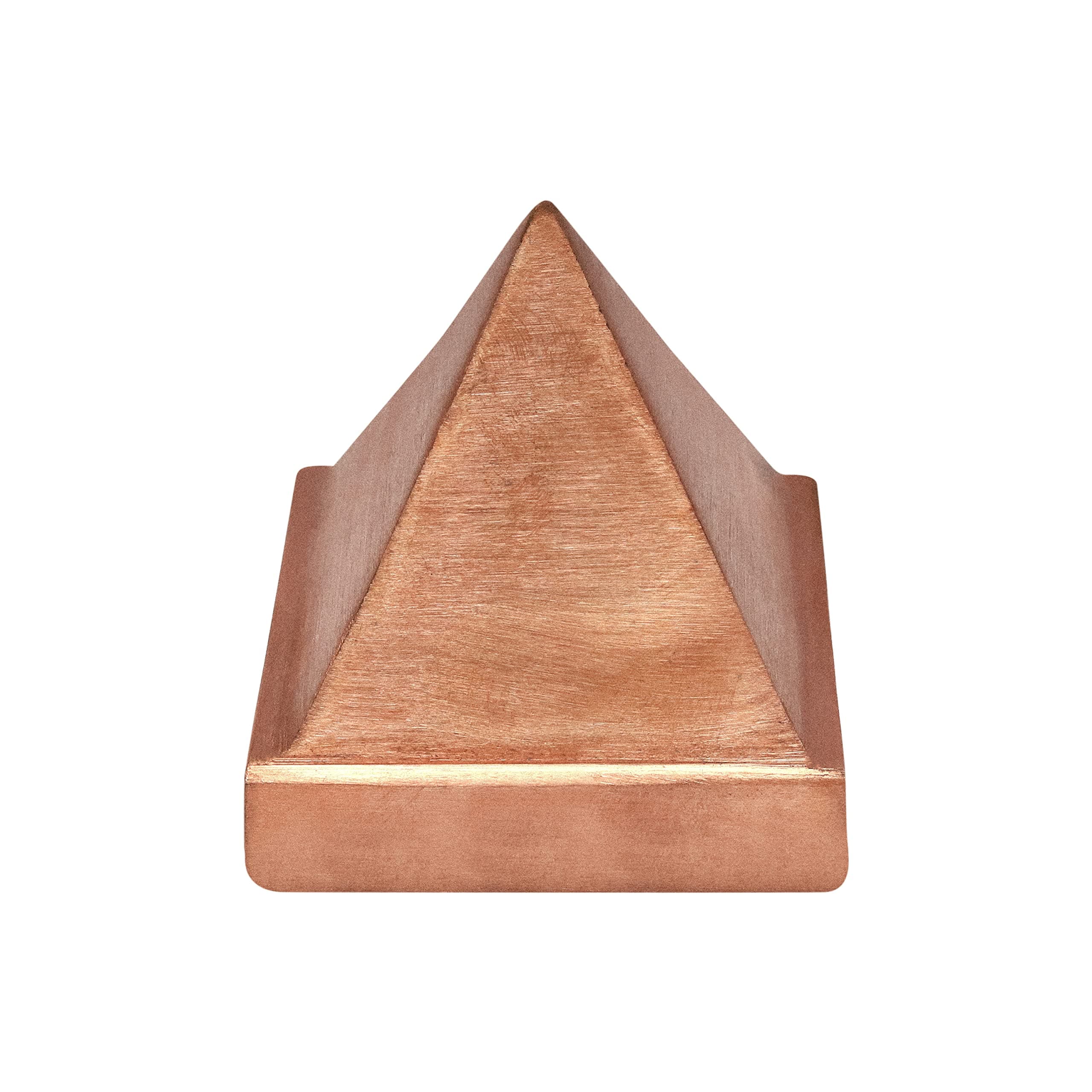 Vastu Copper Pyramid Solid |2.5inch |Weight- 845gm Approx |Pyramid for South-East Entrance, Toilet, Kitchen, Bedroom Vastu Defect Dosha Remedies (Copper) |Pack of 1