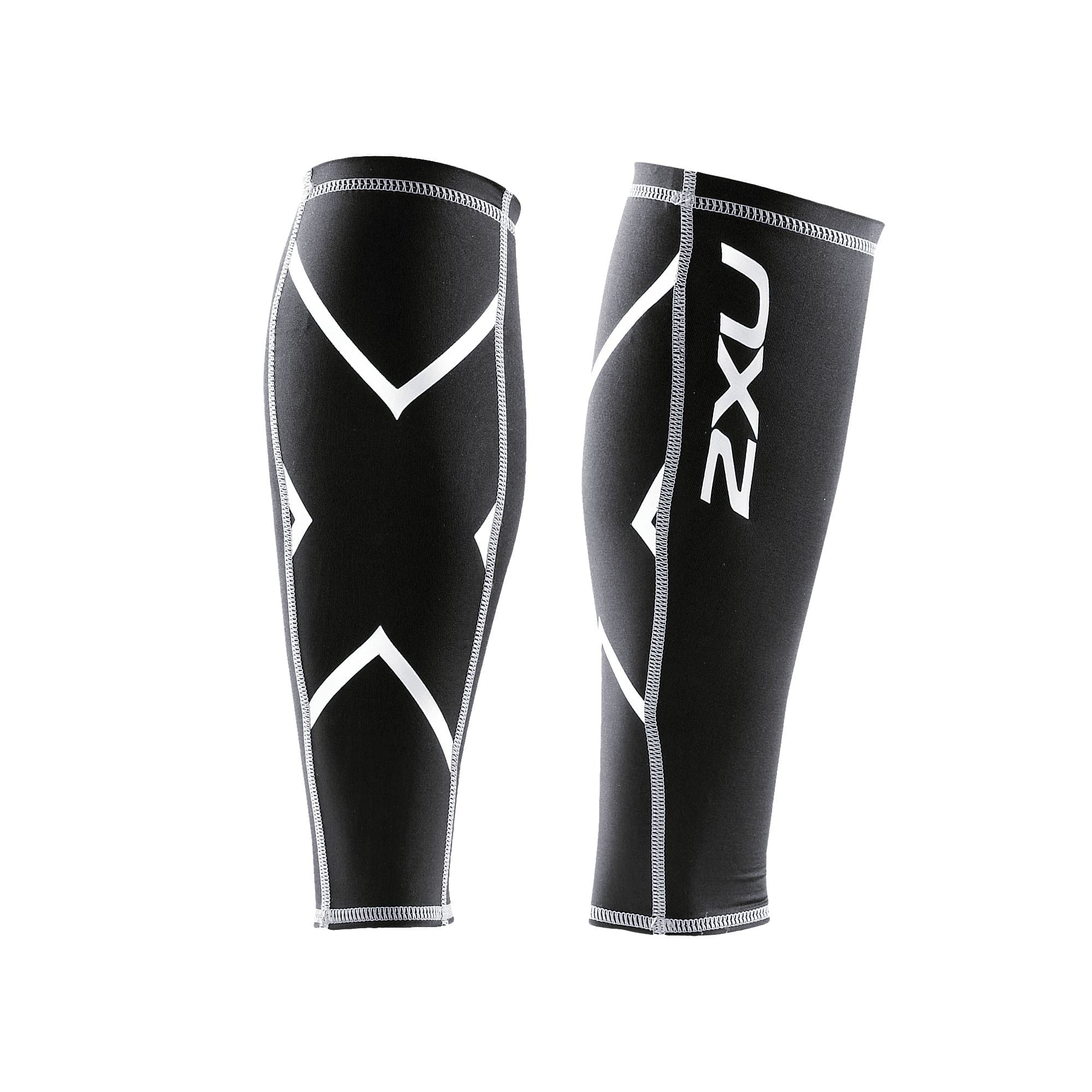 UA1987b Compression Calf Guards (Black/Black, S)