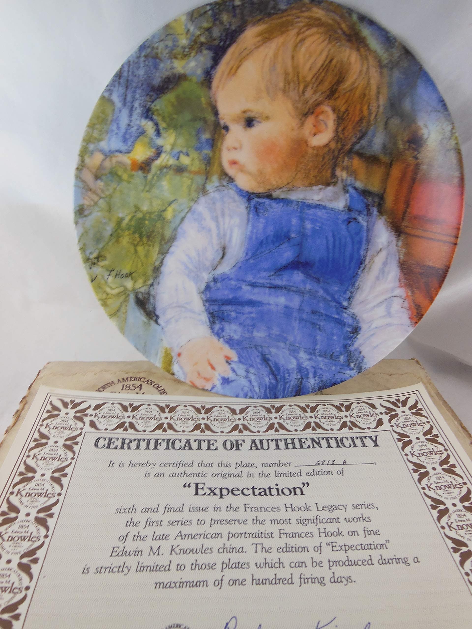 Knowles Expectation Plate By Frances Hook