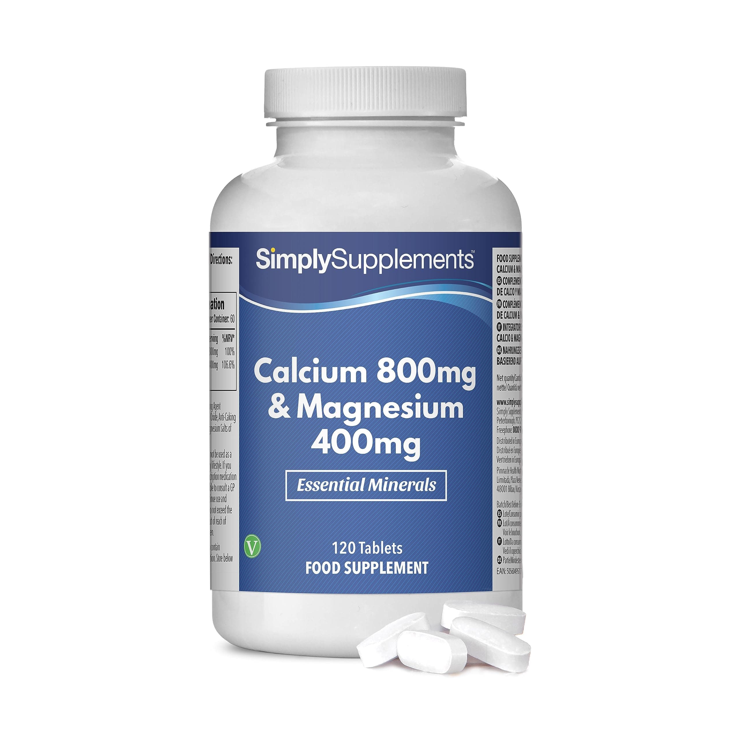 Calcium 800mg & Magnesium 400mg