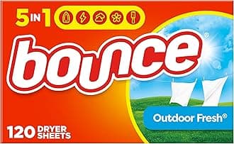 Outdoor Fresh Fabric Softener Sheets, 120 Count