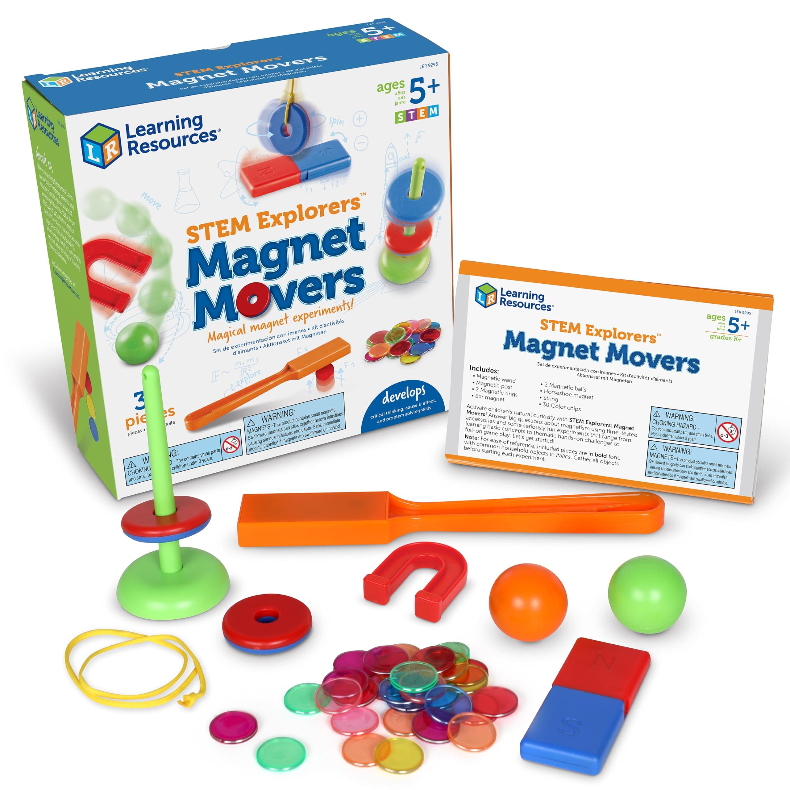 STEM Explorers: Magnet Movers, 39 Pieces