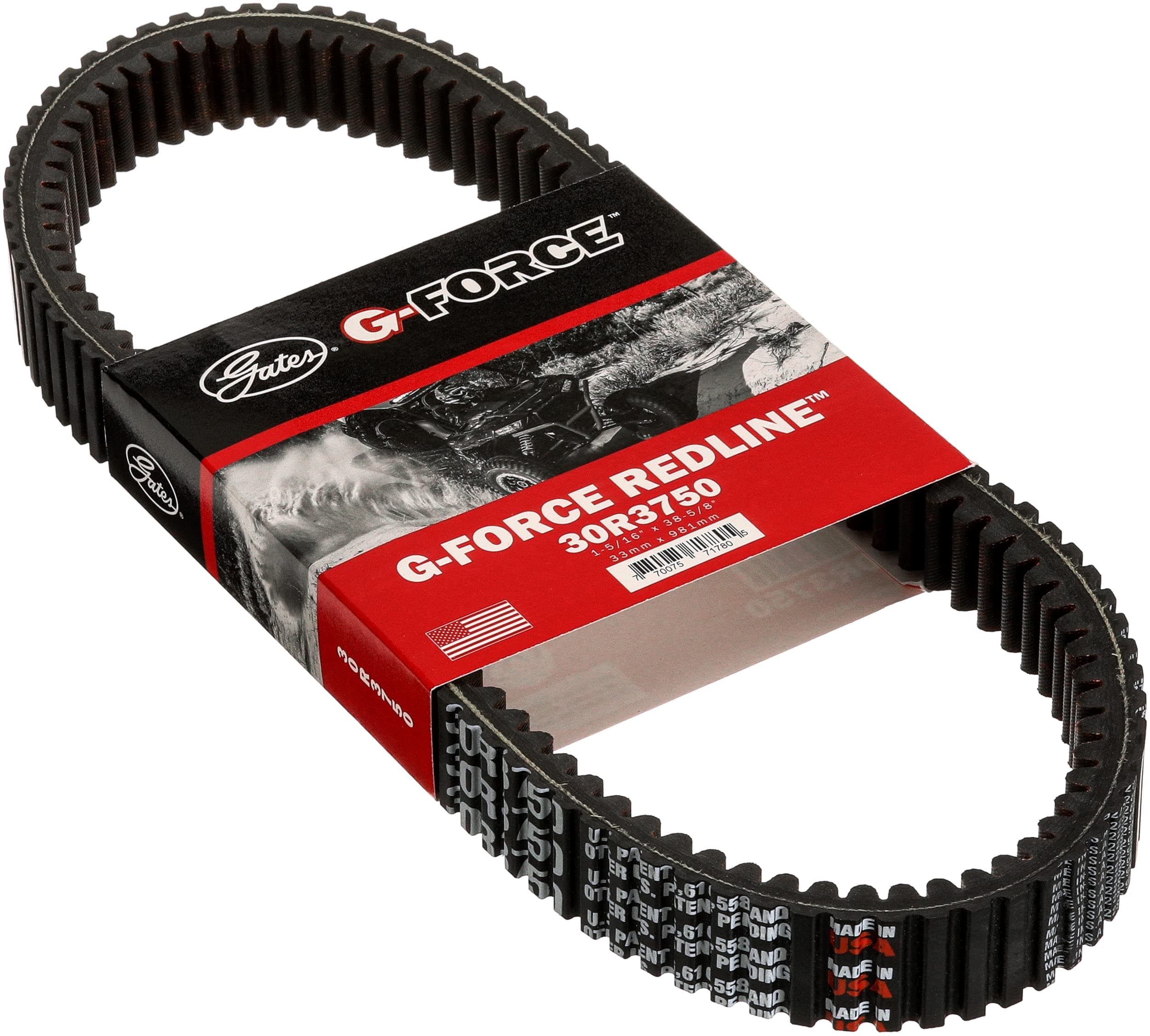 30R3750 G Force Redline Continuously Variable Transmission (CVT) Belt