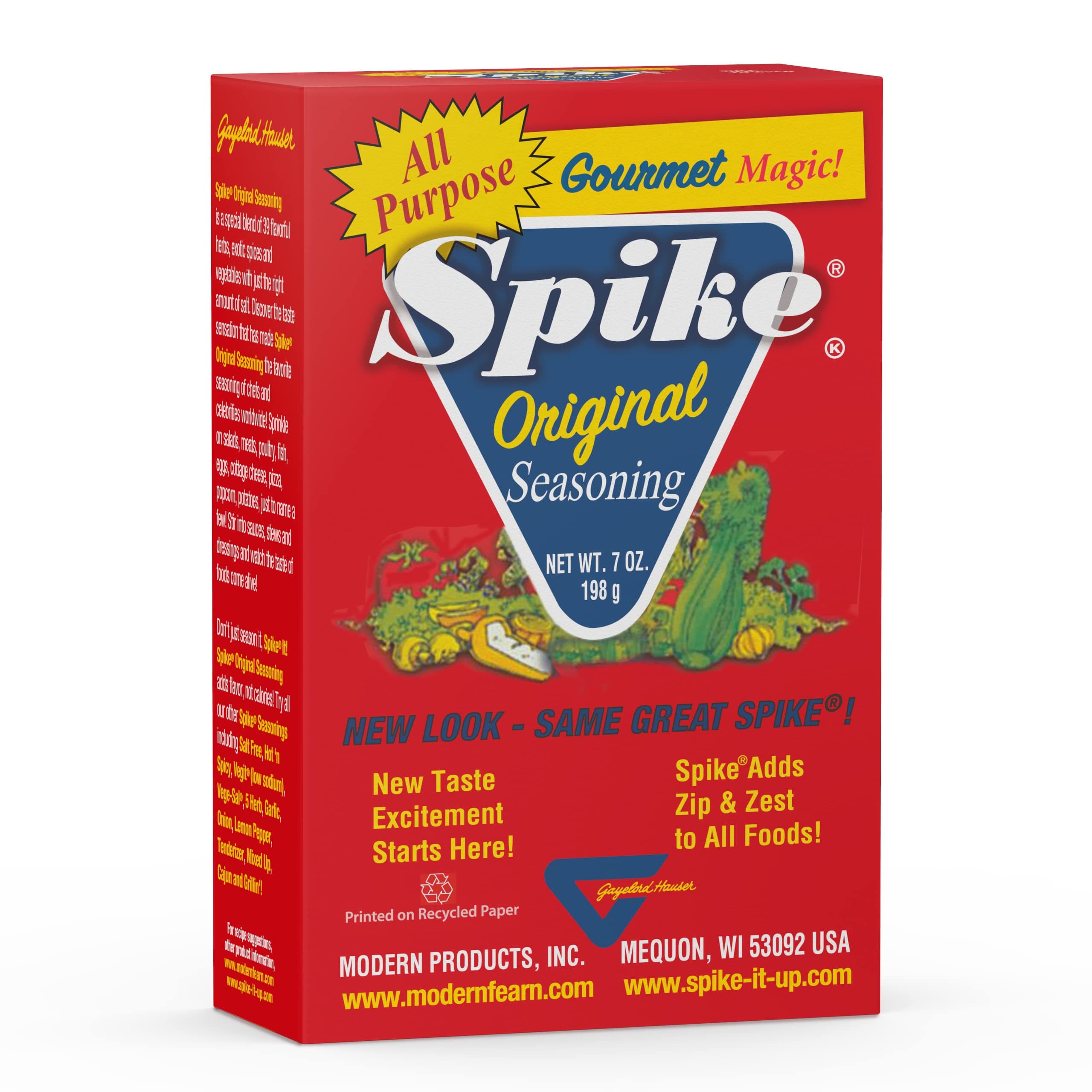 MODERN PRODUCTS, SPIKE SEASONING,BOX 7 OZ