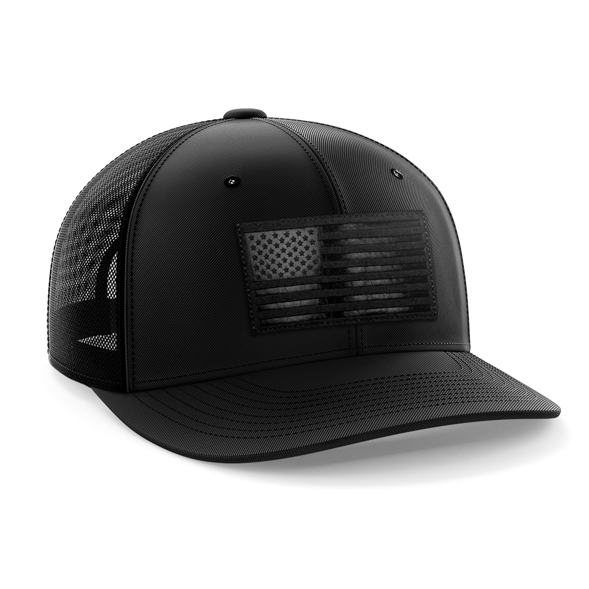 Leather Flag Patch Snapbacks Hat for Men and Women
