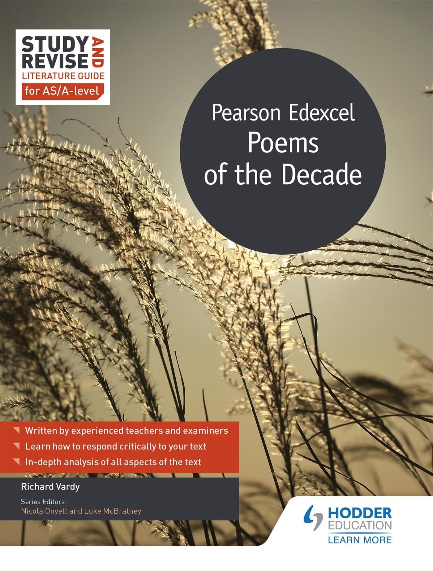 Hodder Education Study and Revise Literature Guide for AS/A-level: Pearson Edexcel Poems of the Decade