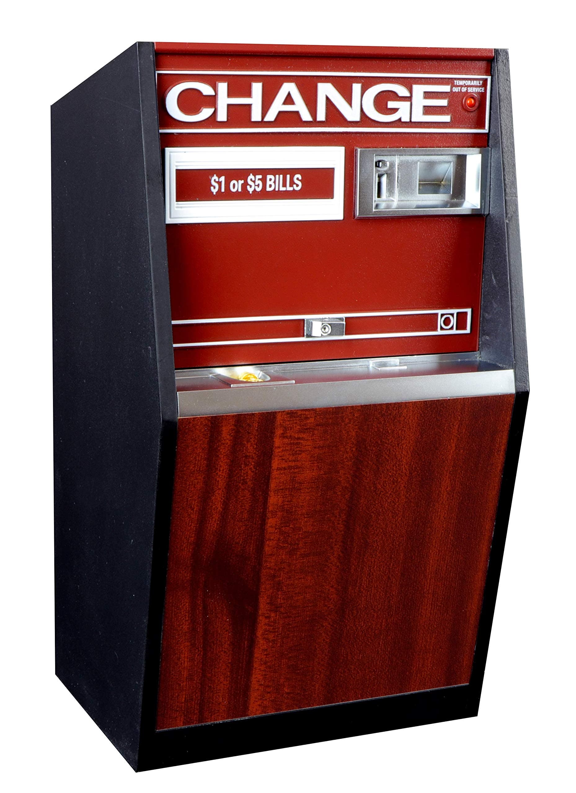 New Wave Toys RepliTronics Arcade Change Machine USB Charging Station in Red