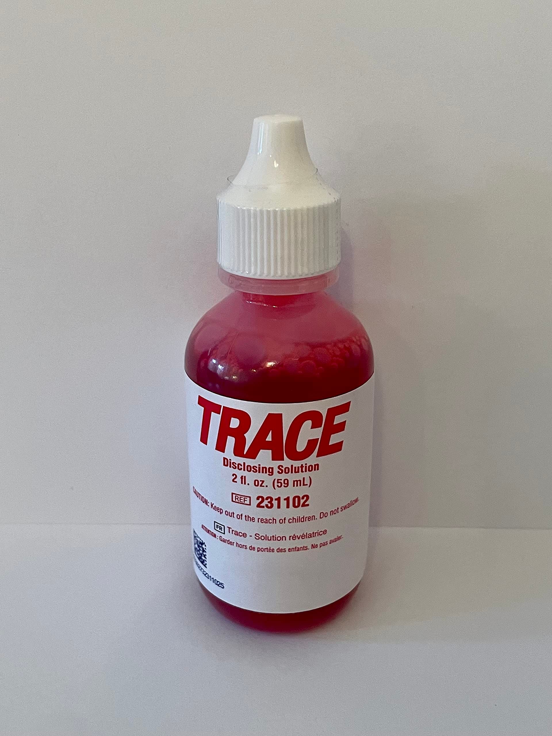 Young Dental Trace Disclosing Solution 2 Oz, Plaque Revealing, Alcohol Free, Unflavored, 2 mL, 1 Count