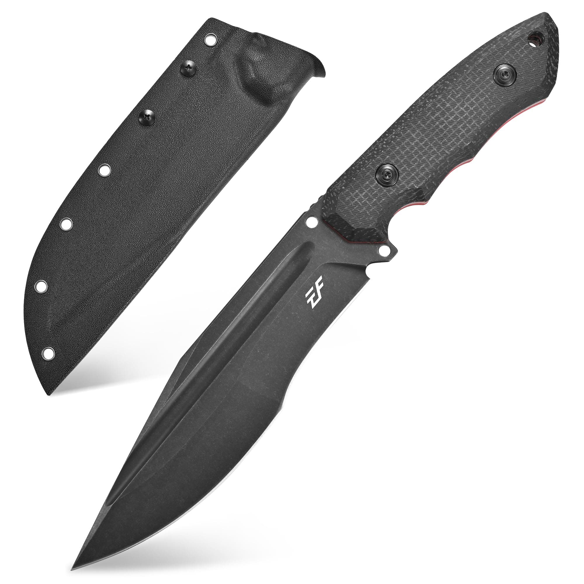 EF151 Fixed Blade Knife N690 Steel Blade Micarta Handle Full Tang EDC Tool Straight Knife for Working Camping Survival