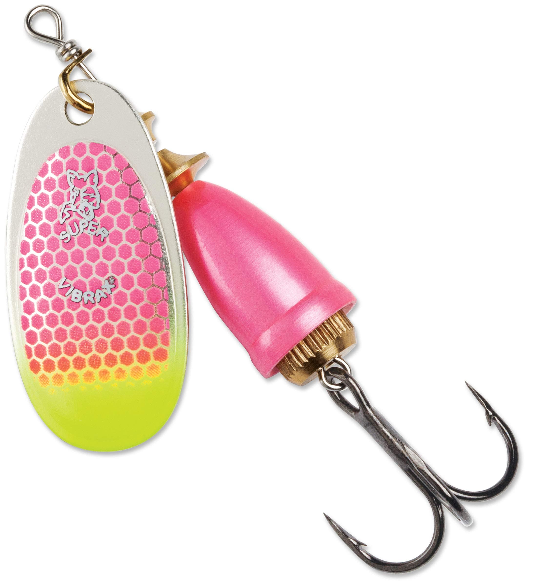 Classic Vibrax 06 Tackle, Pink Scale Chartreuse Tip UV, 5/8 (60-60-314IC)