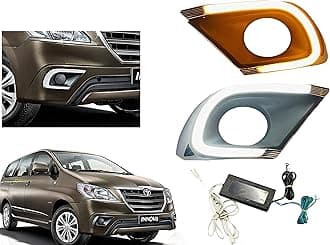 Autofasters Car Daytime Running Light with Indicator For Innova 2014-2015