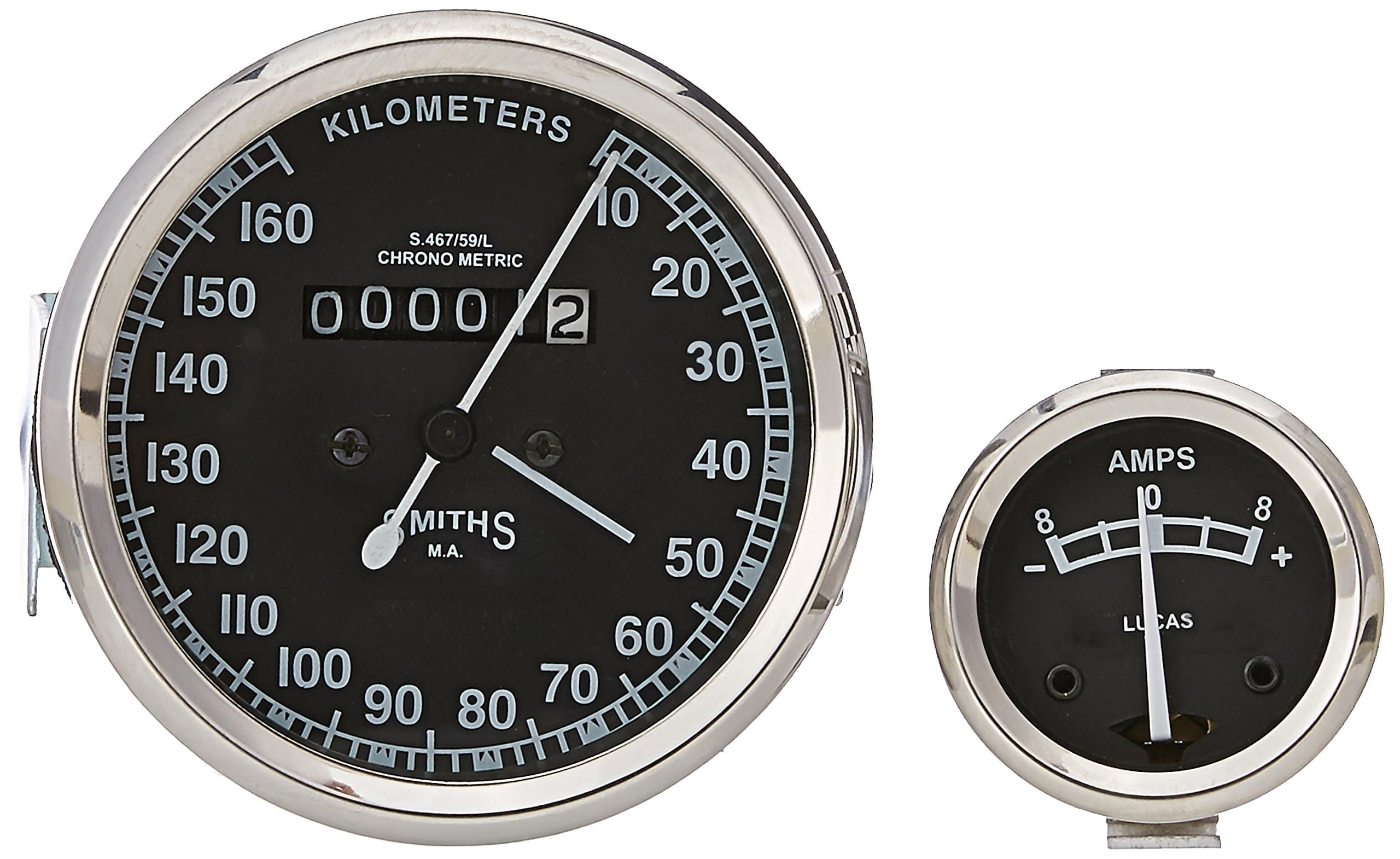 ALMOS - A-203-475 Customized Speedometer with Ammeter for Royal Enfield