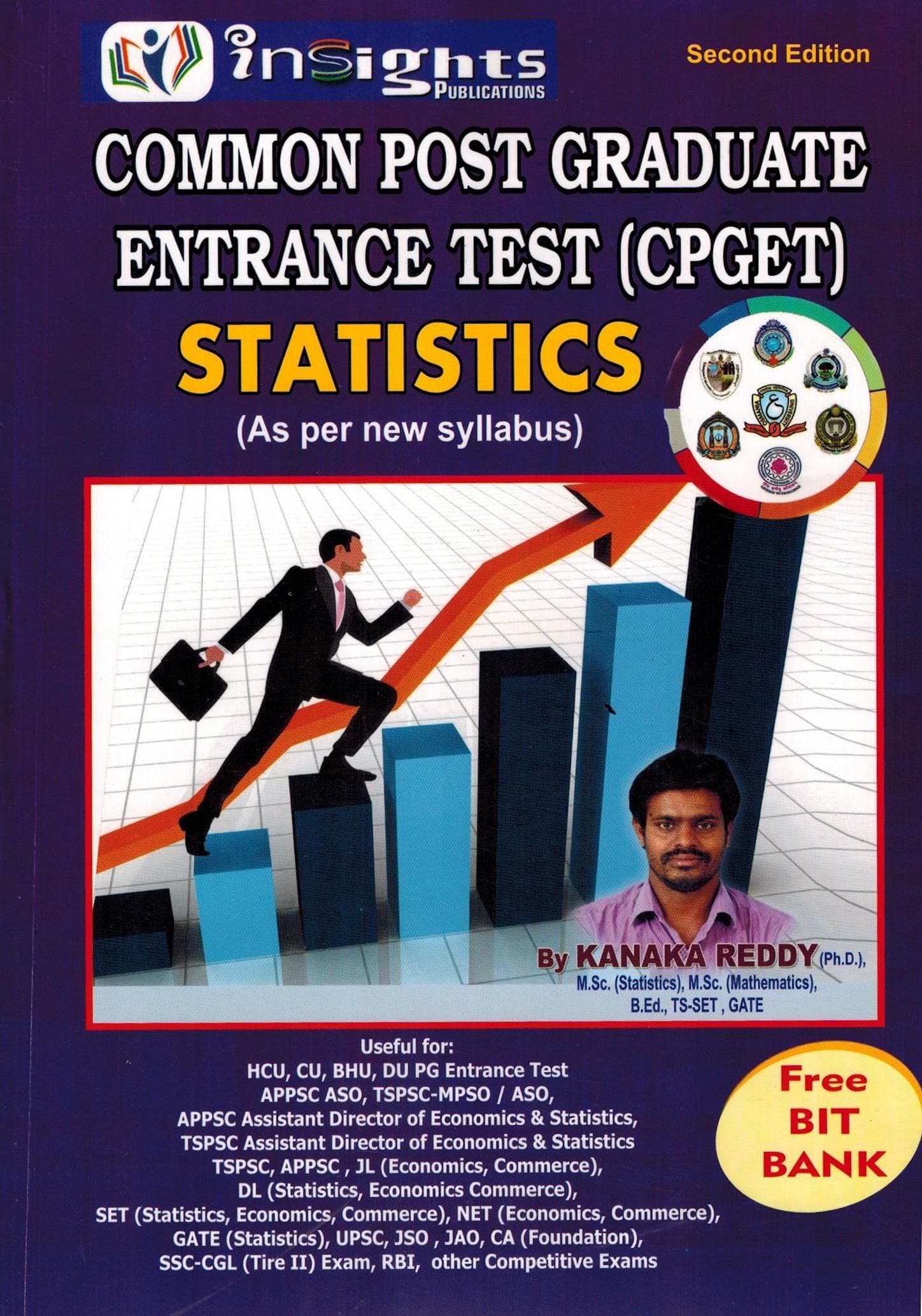 Common Post Graduate Entrance Test ( CPGET ) - STATISTICS ( useful for IIT-JAM, HCU, C.U, ASO, MPSO, SSC-CGL, GATE, JSO, DL, CA, CPT, SET, RBI, GATE and other Competitive Exams )