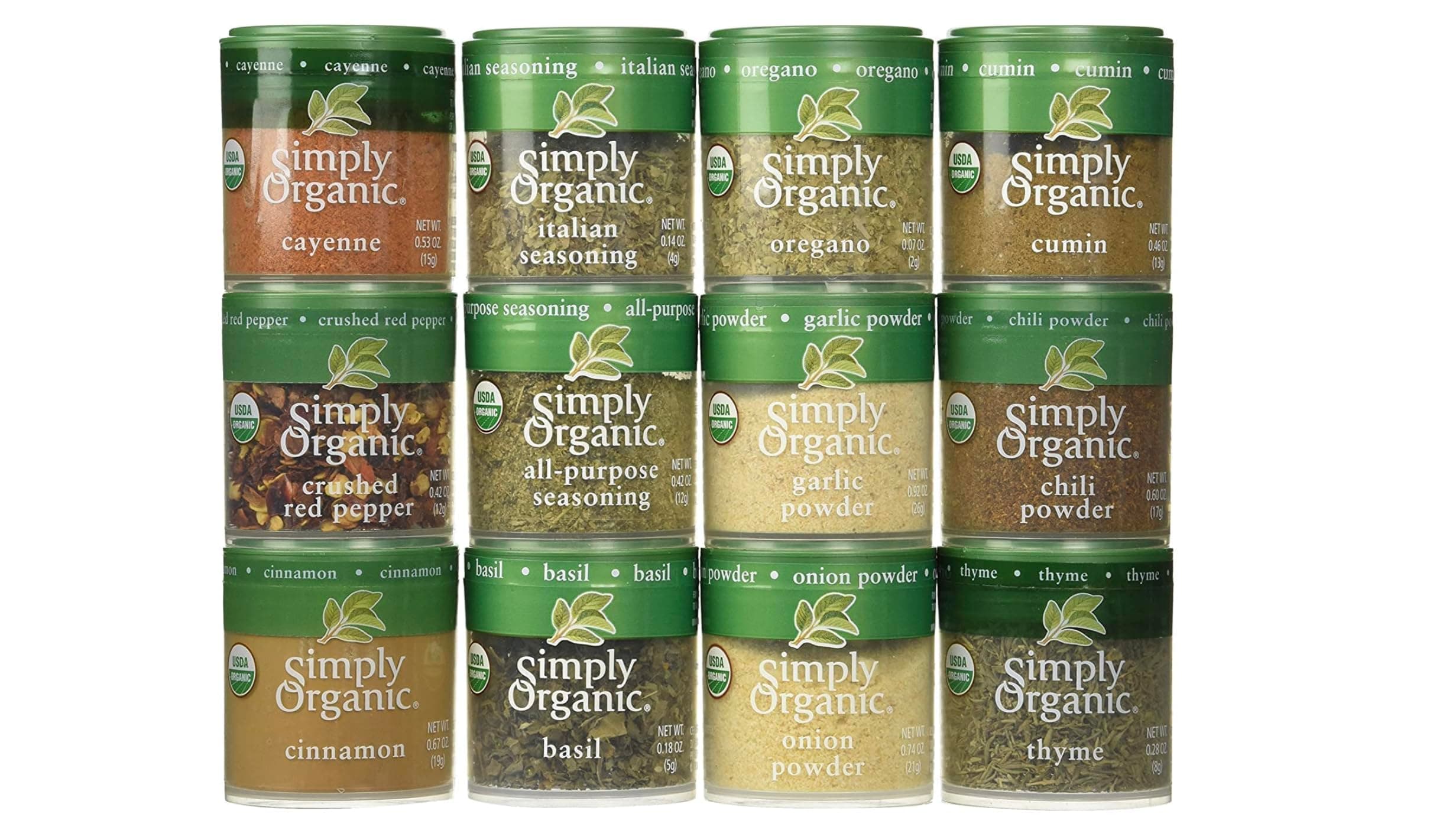 Generic Simply Organic Starter Spice Gift Set, 0.33 Ounce (Pack of 12)