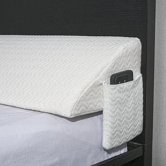 Vekkia King Bed Wedge Pillow for Headboard Gap/Mattress Gap Filler/Headboard Pillow/Bed Wedge Gap Filler,Stop Loosing Your Pillows