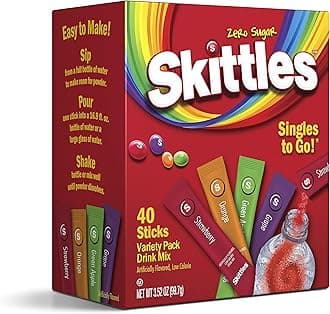 Skittles Singles to Go Drink Mix - PACK OF 3