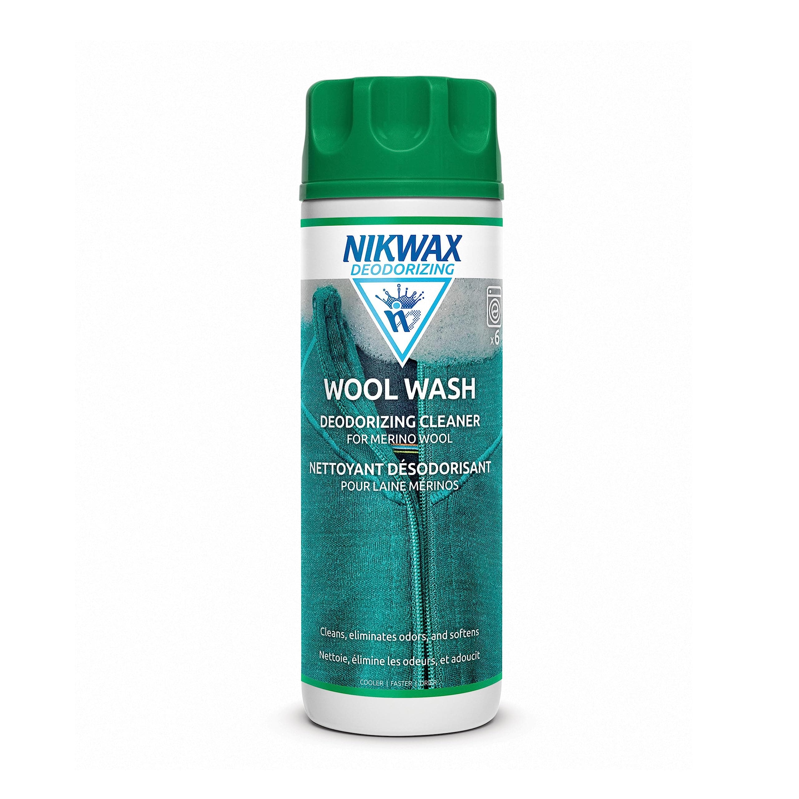 Wool Wash, 300ml, Deodorize wool items, wool layers, safely cleans merino wool base layers, active wear, socks
