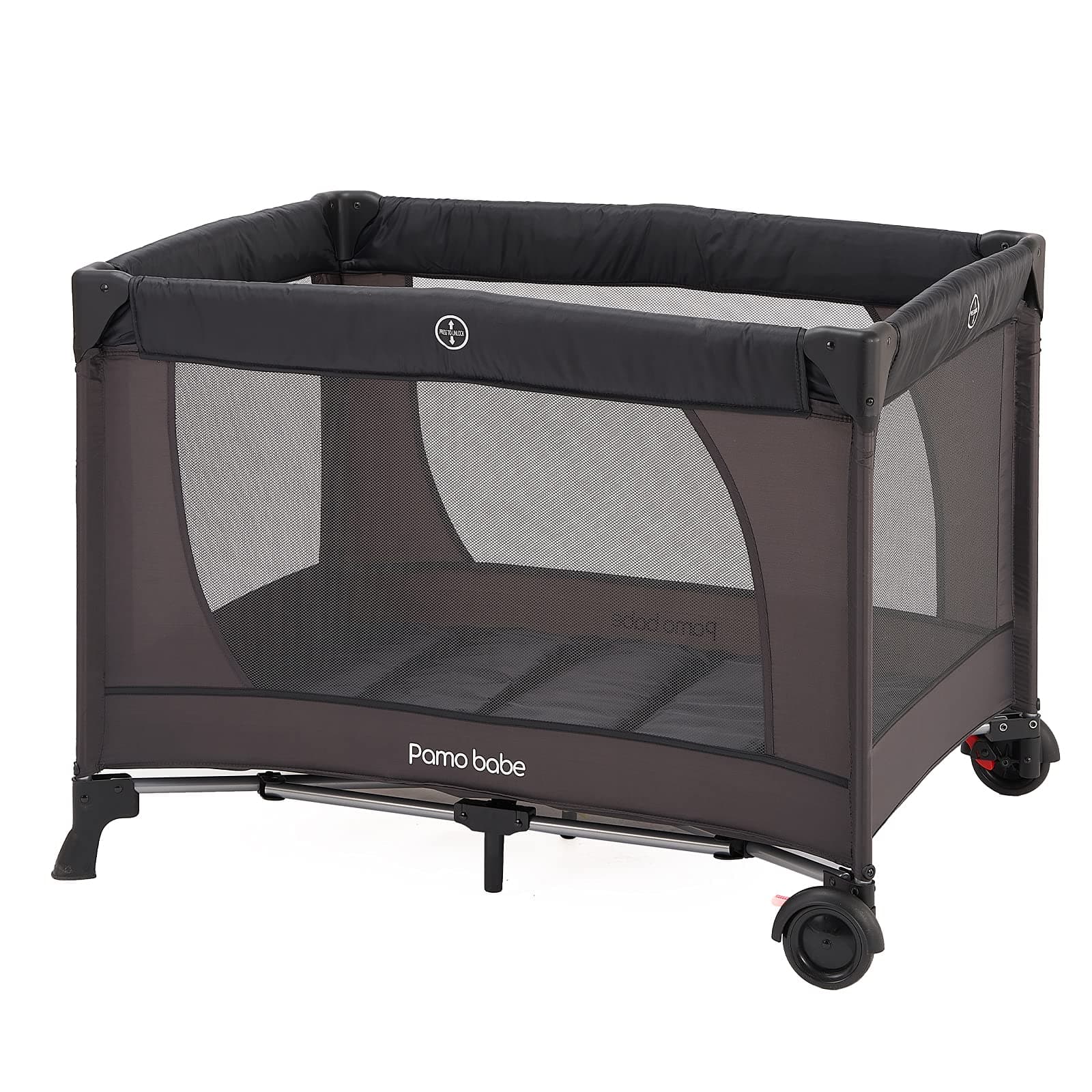 Portable Folding Travel Cot (Black)