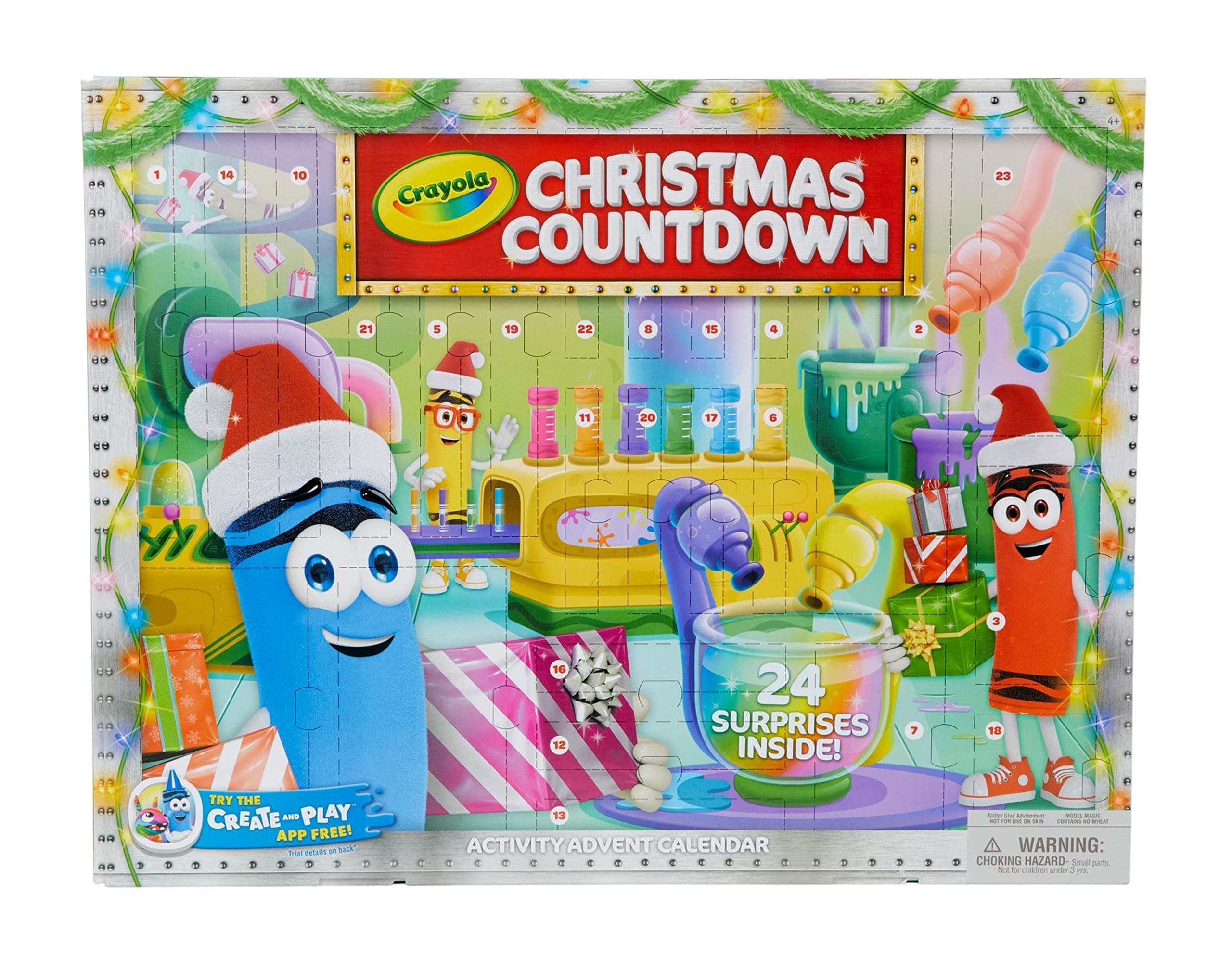 Crayola Christmas Countdown Advent Calendar, Multi-Colour