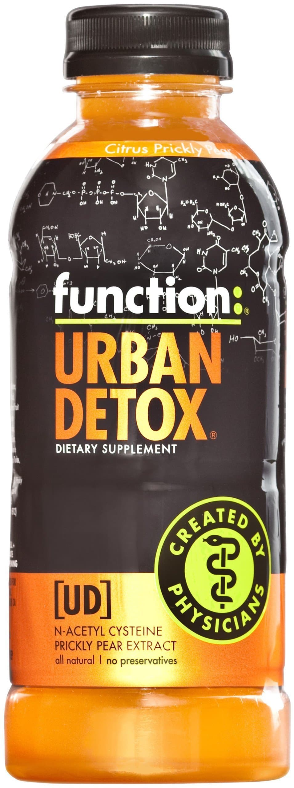 Function: Urban Detox Citrus Prickly Pear Drink, 16.9 Ounce Bottle (Pack of 12)