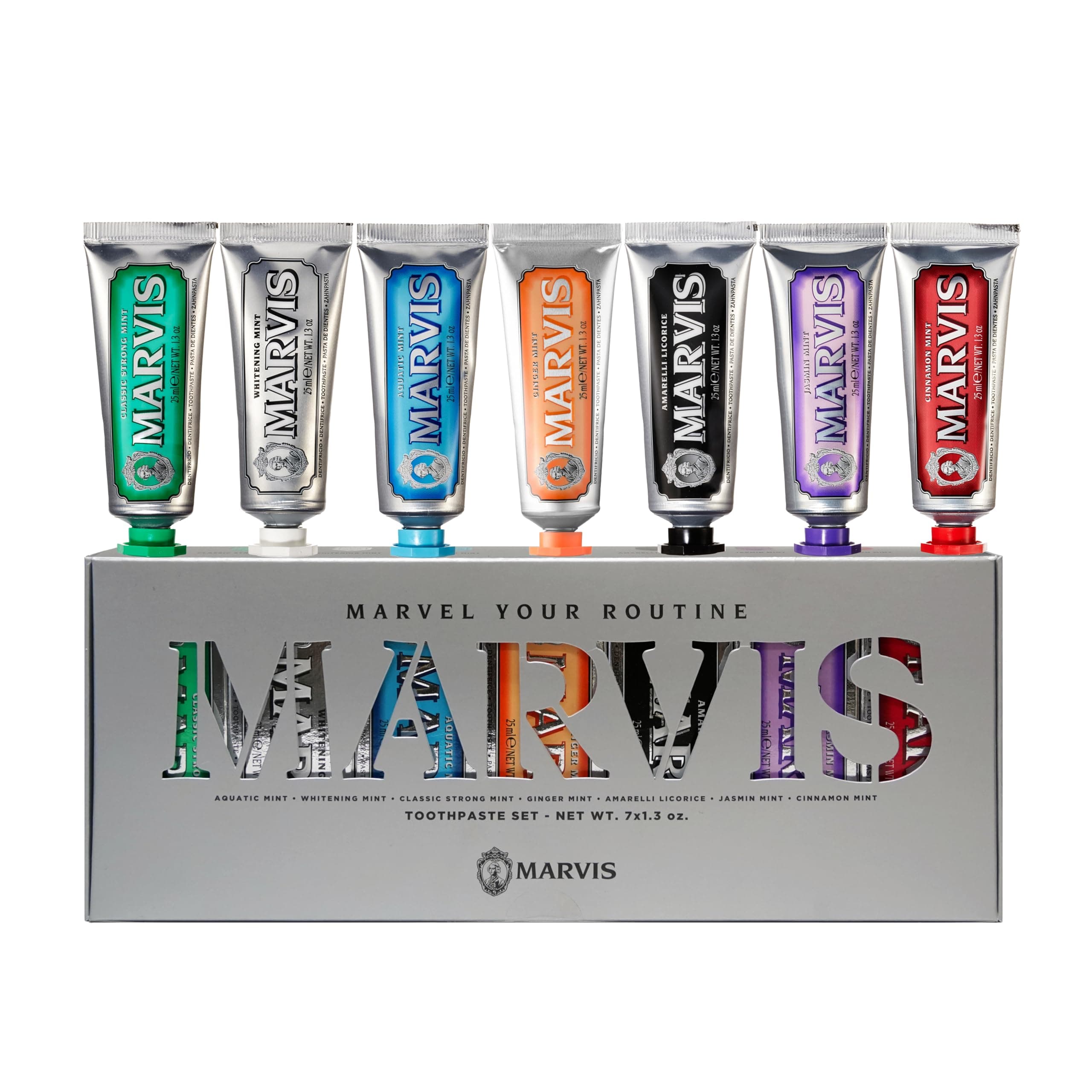 Marvis Estuche, 7 Sabores X 25 Ml '