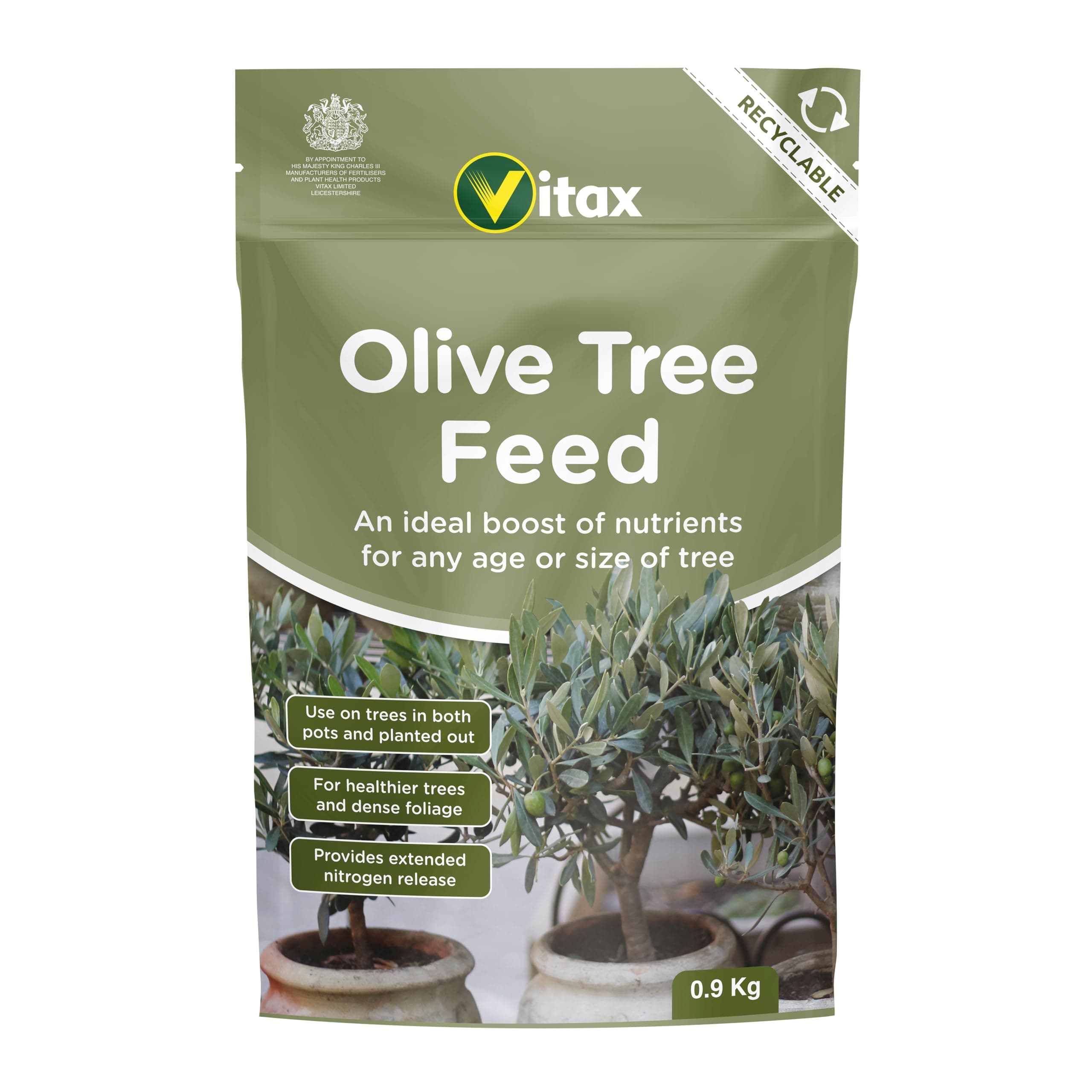 Vitax Ltd Olive Tree FERT Pouch 0.9KG