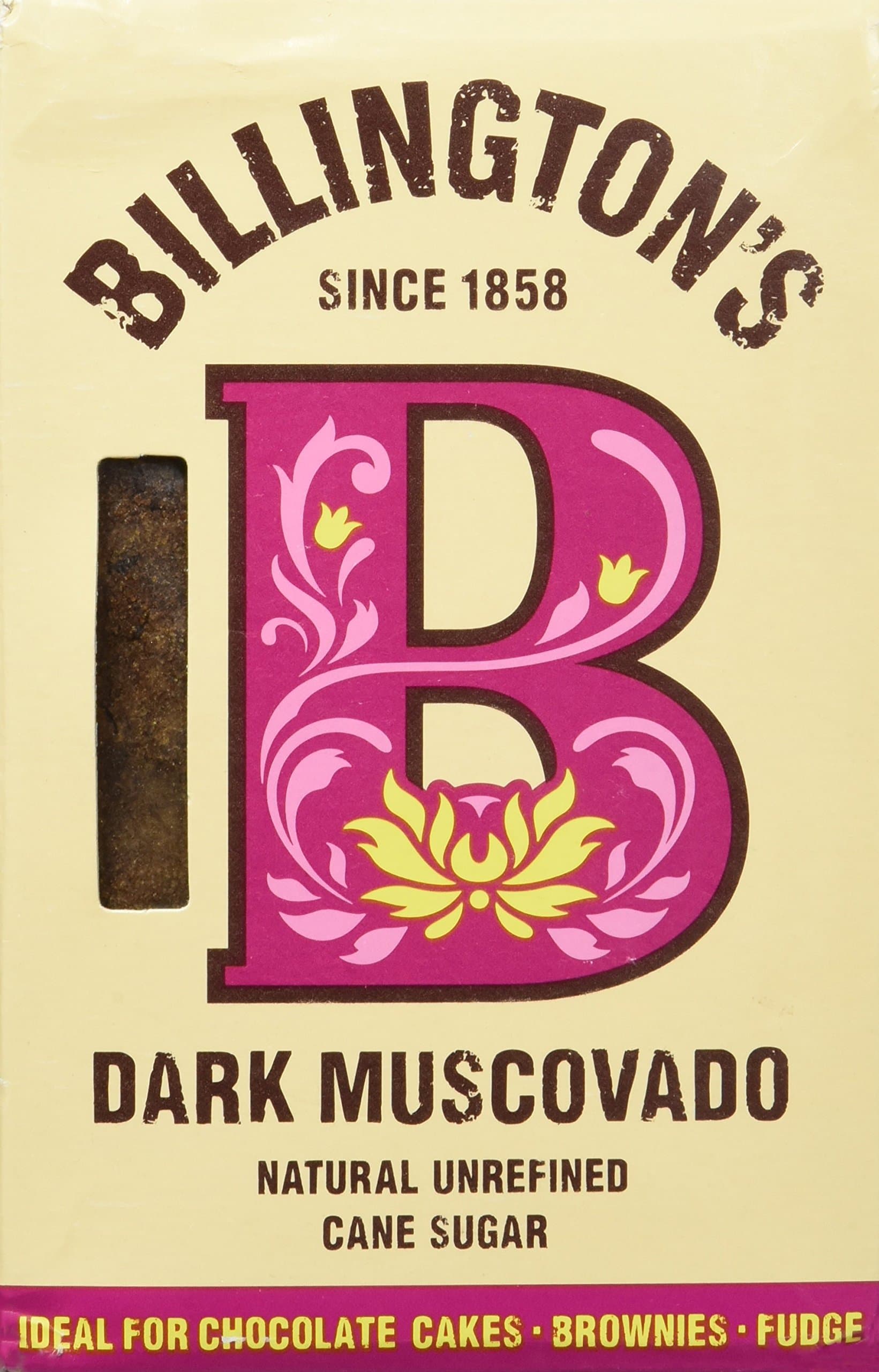BILLINGTONS Dark Muscova Sugar, 500 GR