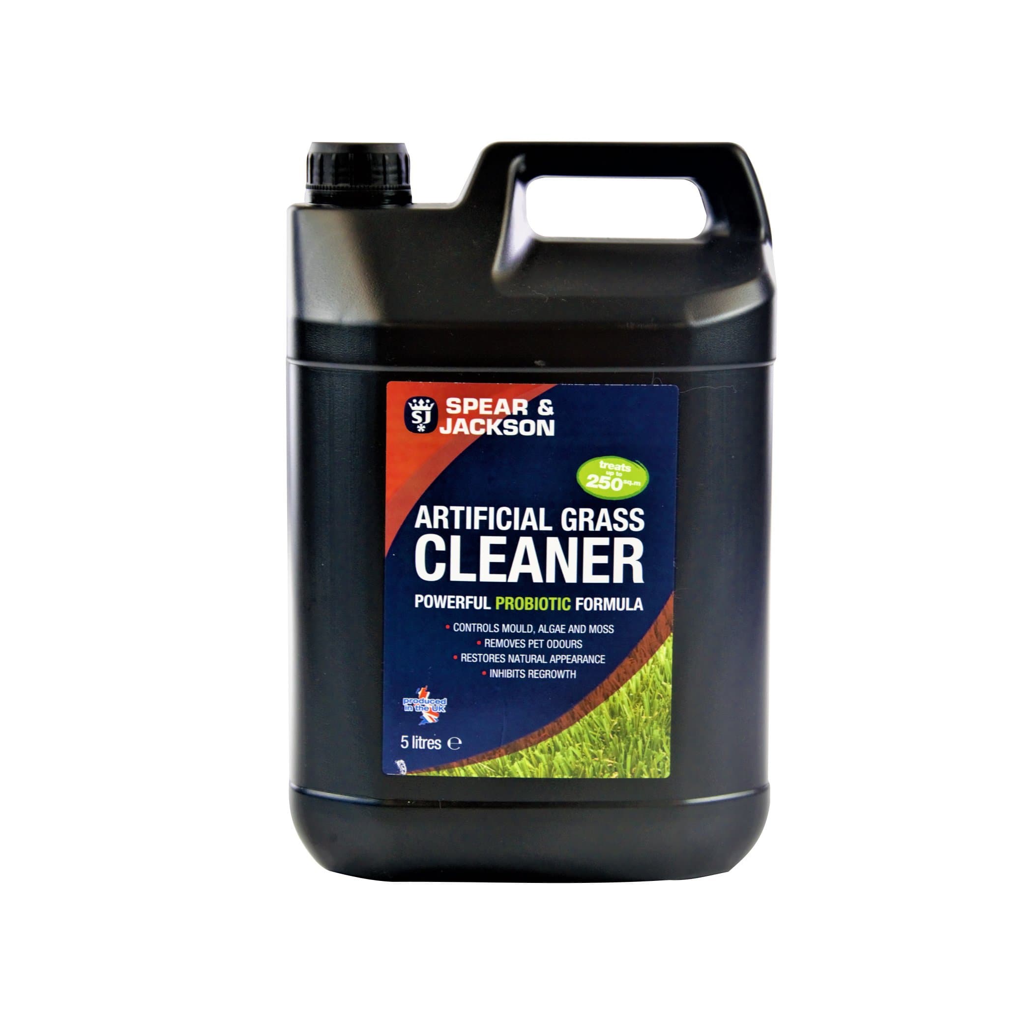 SJ0028 Probiotic Artificial Grass Cleaner Plus Deodoriser, Clear, 5 Litre
