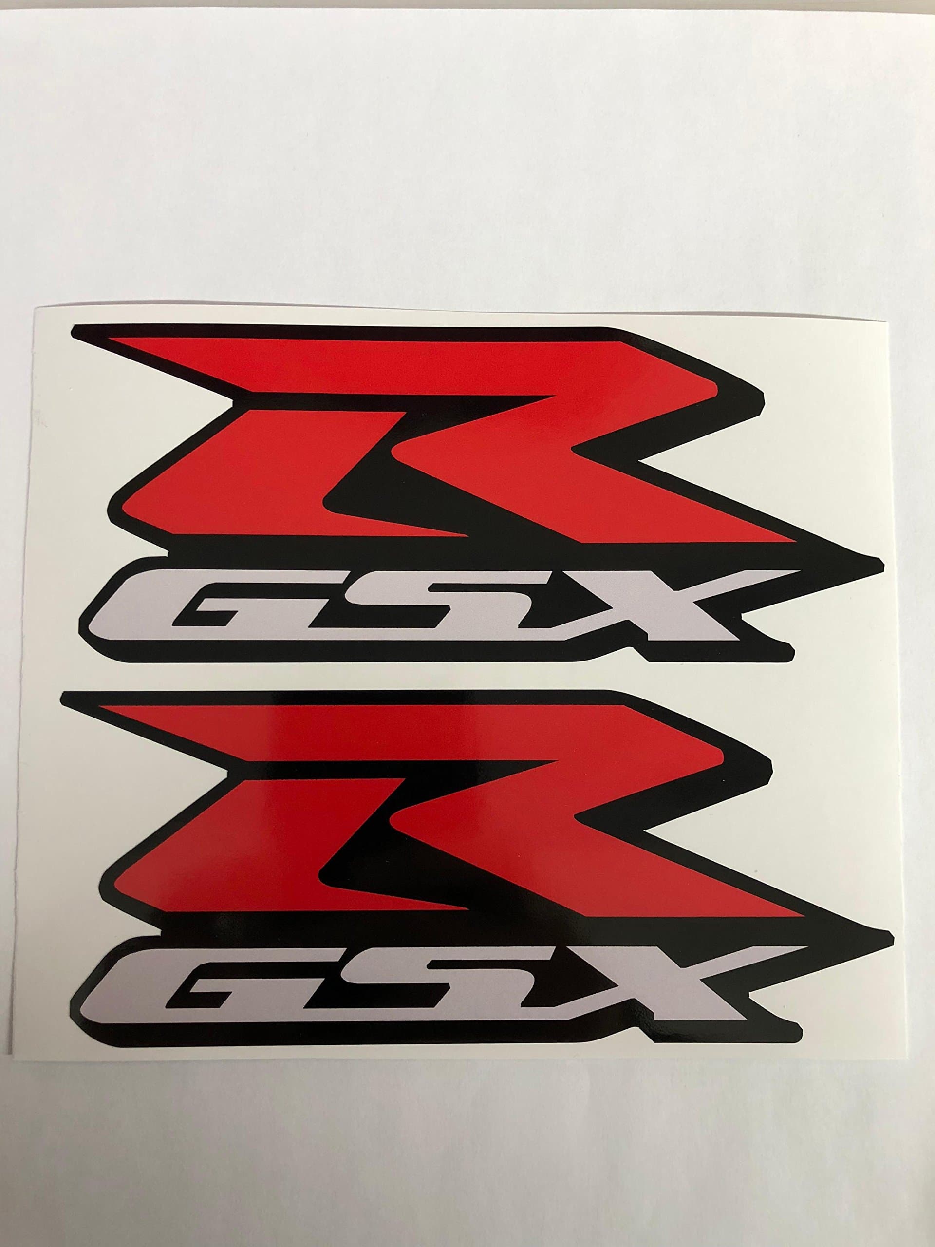 2 Suzuki GSXR Fairing Decal