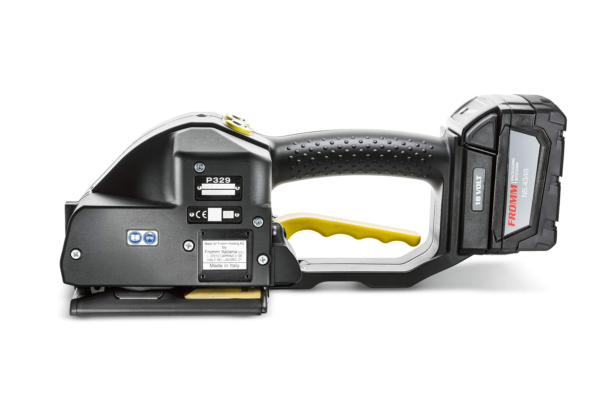 PAC Strapping P329.43.2533-KIT Battery Powered Strapping Tool for 3/4" PP or PET .042"-.053" Strap Thickness / 900 lbs Maximum Tension