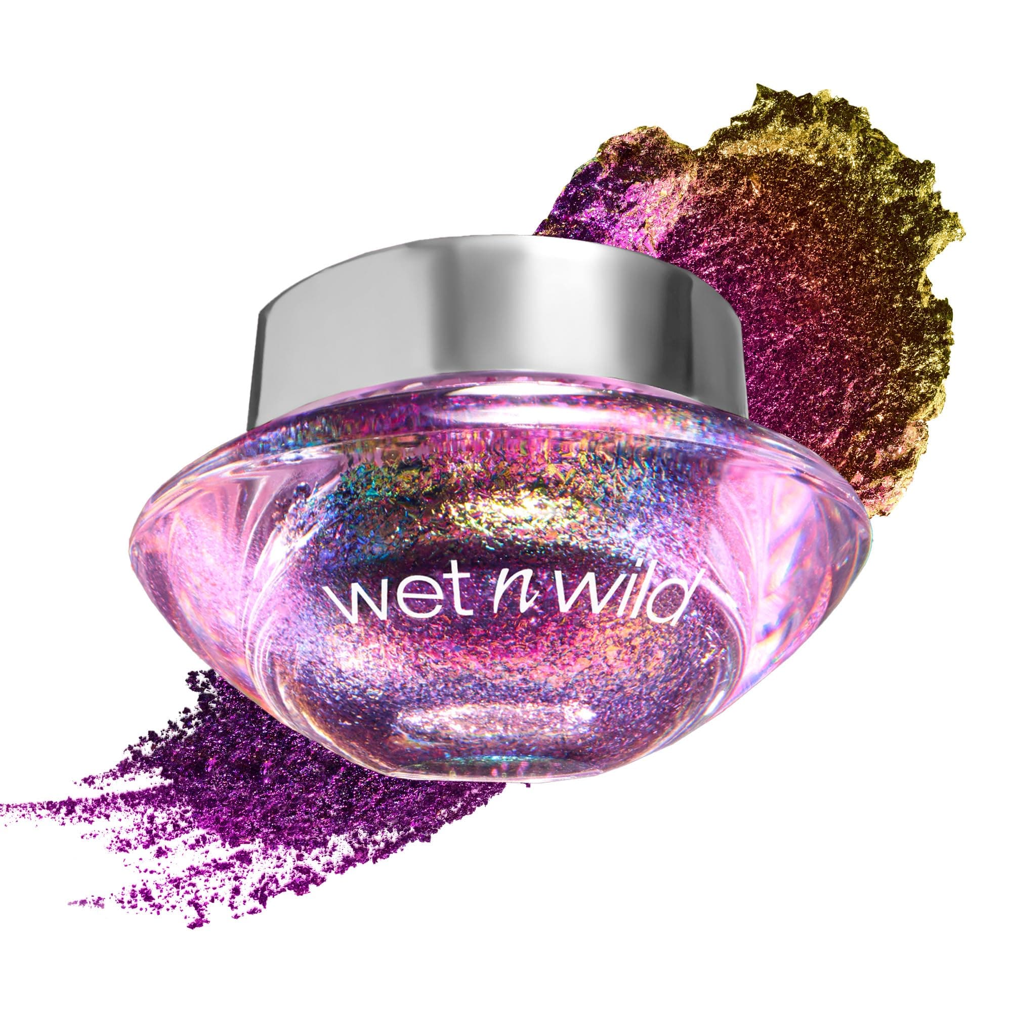Wet n Wild Chameleon Chrome Eyeshadow Foil, Light-Reflecting Multi-Chromatic Pigments for a Rainbow-like Effect, Self-Adhering Blendable Formula, Matrix Moves