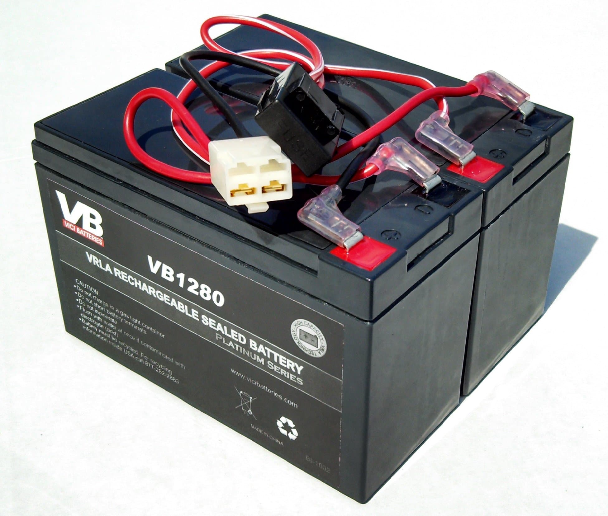 Dune Buggy Razor Battery Replacement - Includes Wiring Harness (8 ah Capacity - 24 Volt System) by Vici Battery™