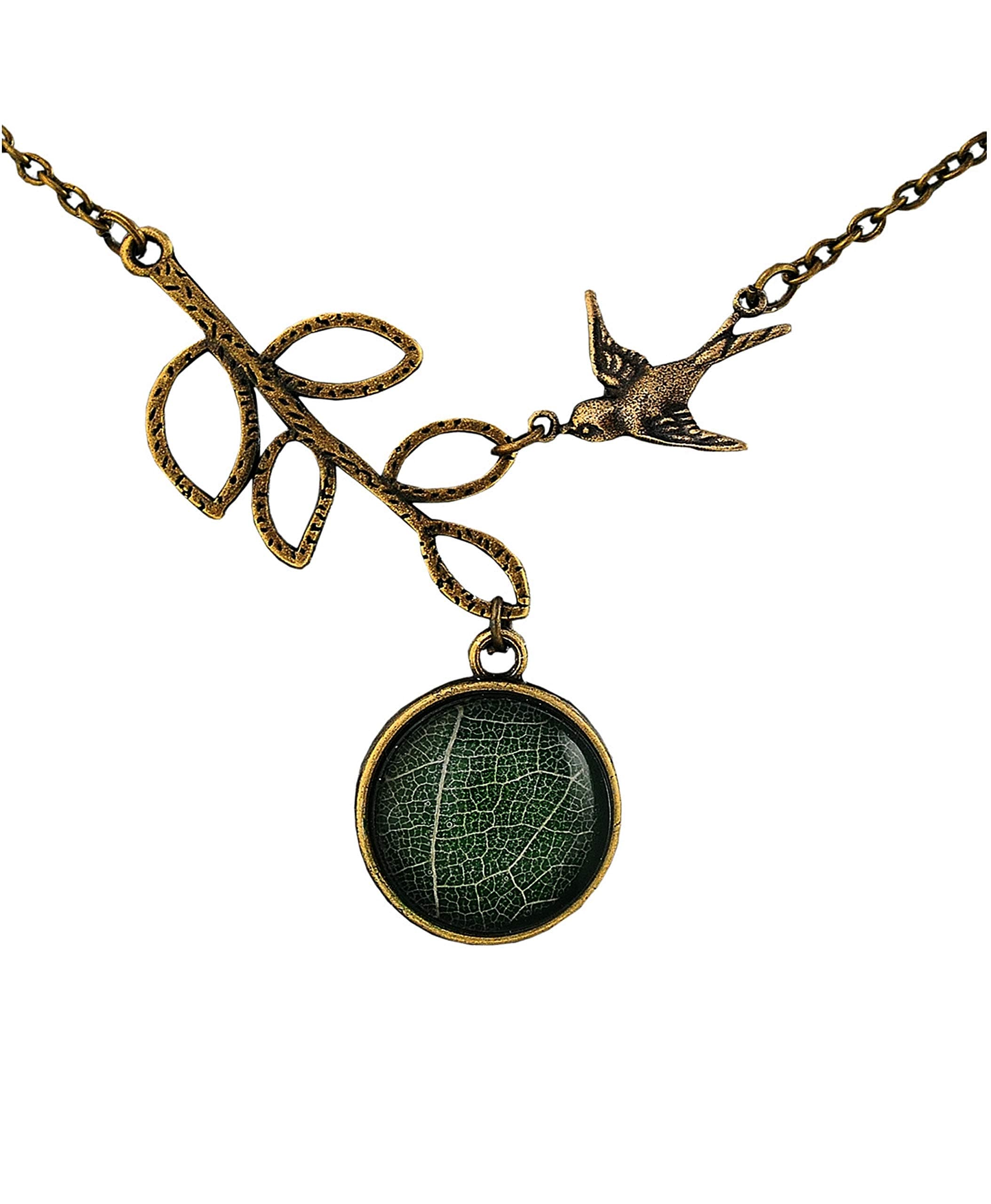 BESTSELLER SPRING Real Leaf Necklace Pendant