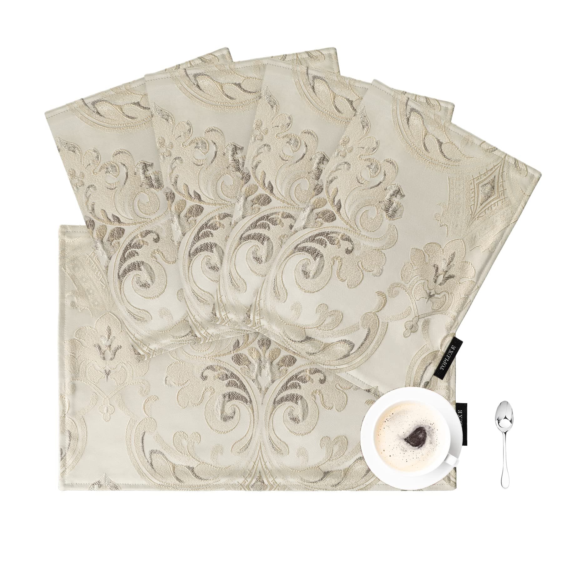 TOPLUXE Placemats Set of 4