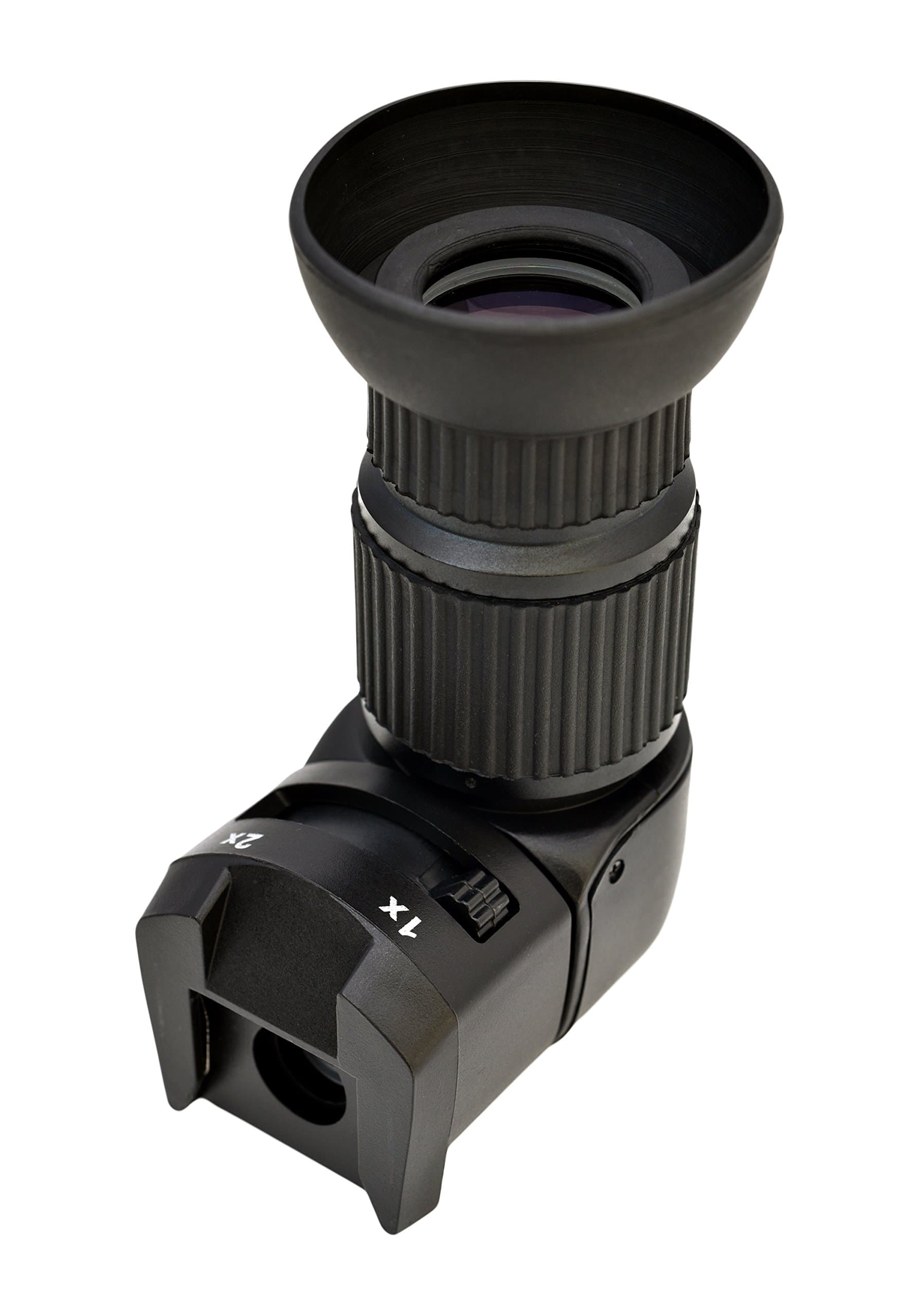 Viewfinder Right Angle Viewfinder with 1x - 2X Magnification for Nikon Canon Pentax Sony Minolta Samsung Fuji Olympus and Other DSLR and SLR Cameras