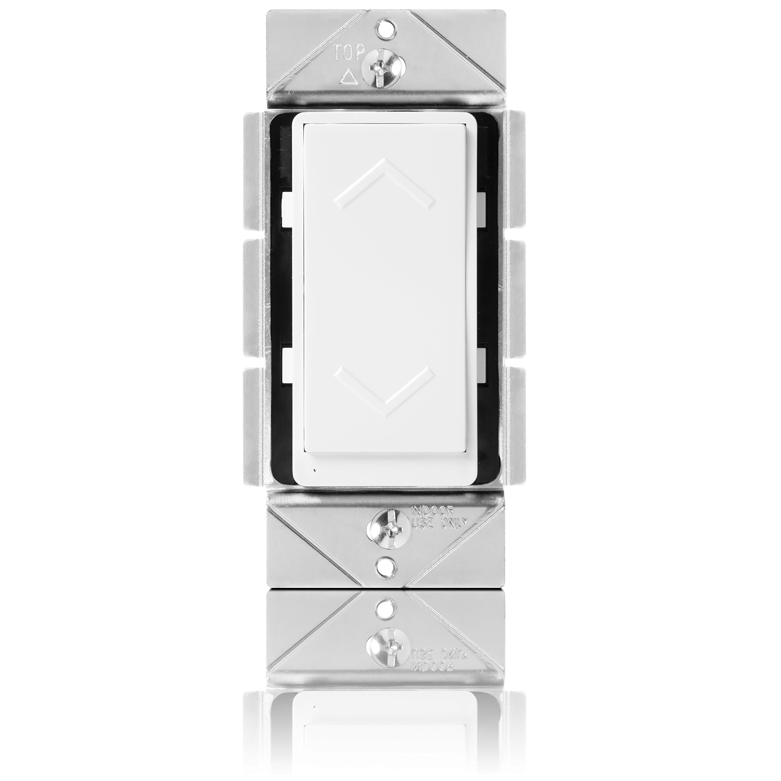 ENERWAVEZB500D ZigBee Dimmer, Smart Dimmer Switch, In-Wall ZigBee Dimmer Switch, Dimmer Switch for LED and CFL, Interchangeable Face Covers